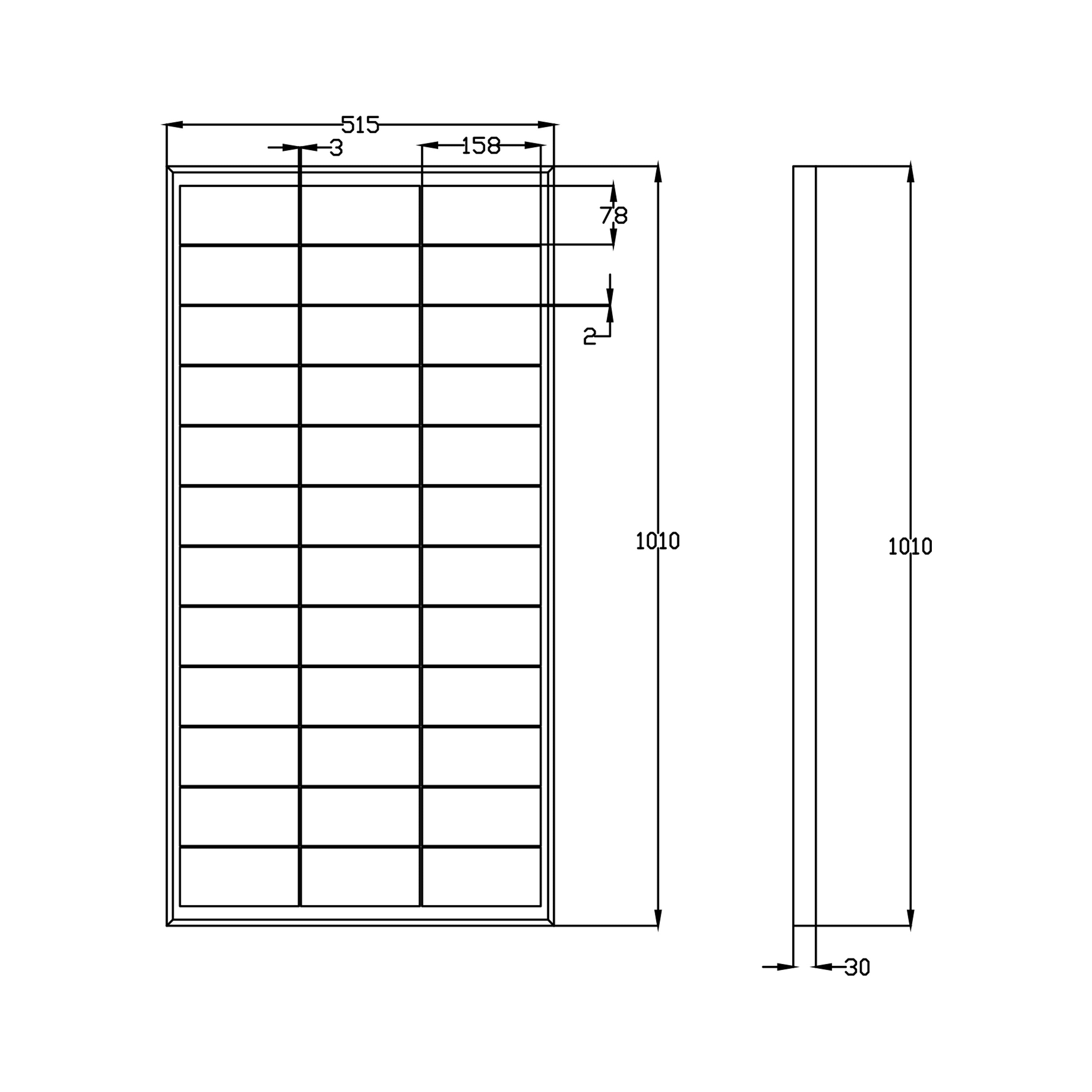 WATTSTUNDE® SOLA Frame Mono 100Wp