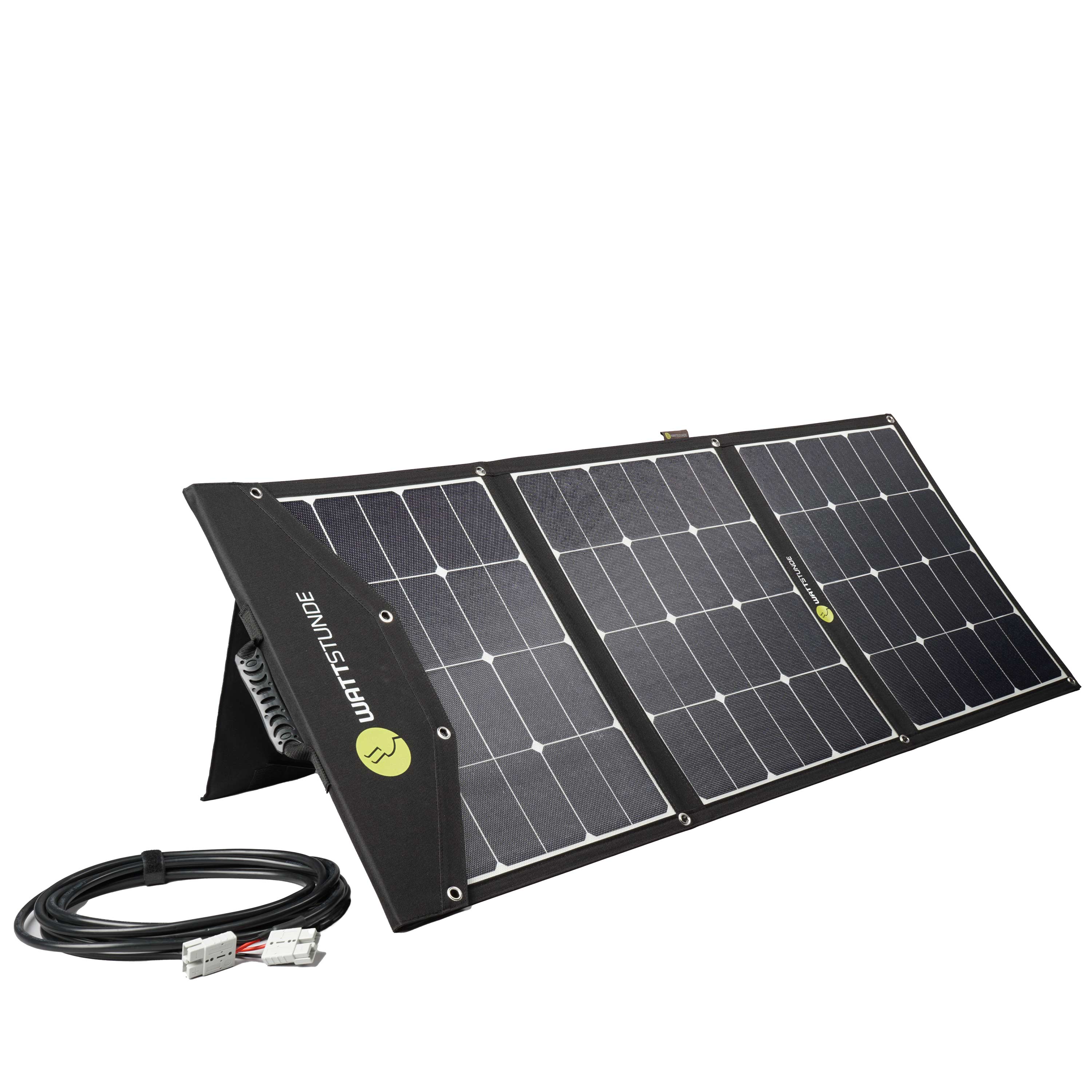 WATTSTUNDE® SOLA Ease 140Wp solar bag variation set Victron Smartsolar 75|15 Yes - 101-1514-008 Incl. 0% VAT according to §12 para. 3 UStG.