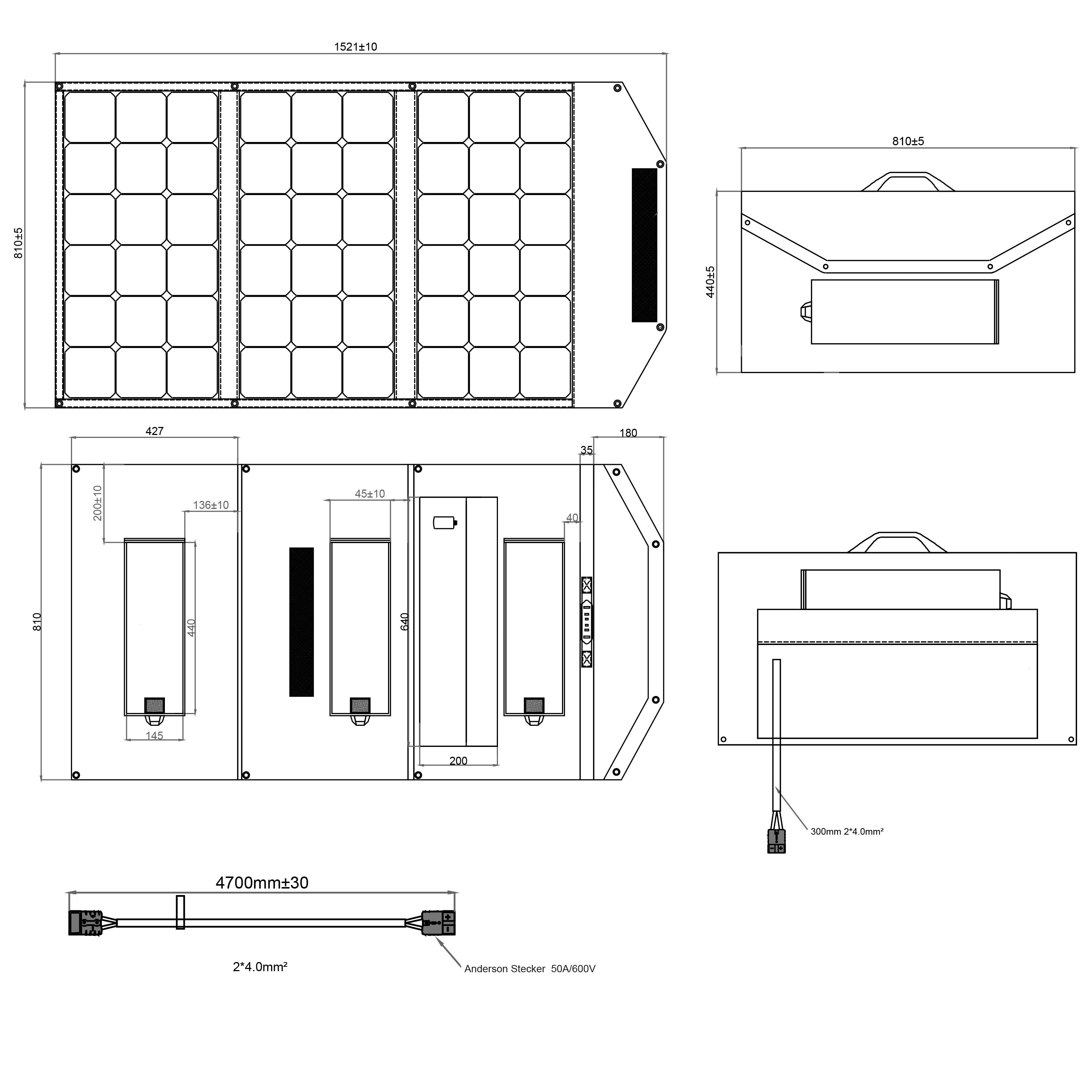 WATTSTUNDE® SOLA Ease 200Wp HV SunFolder Solartasche