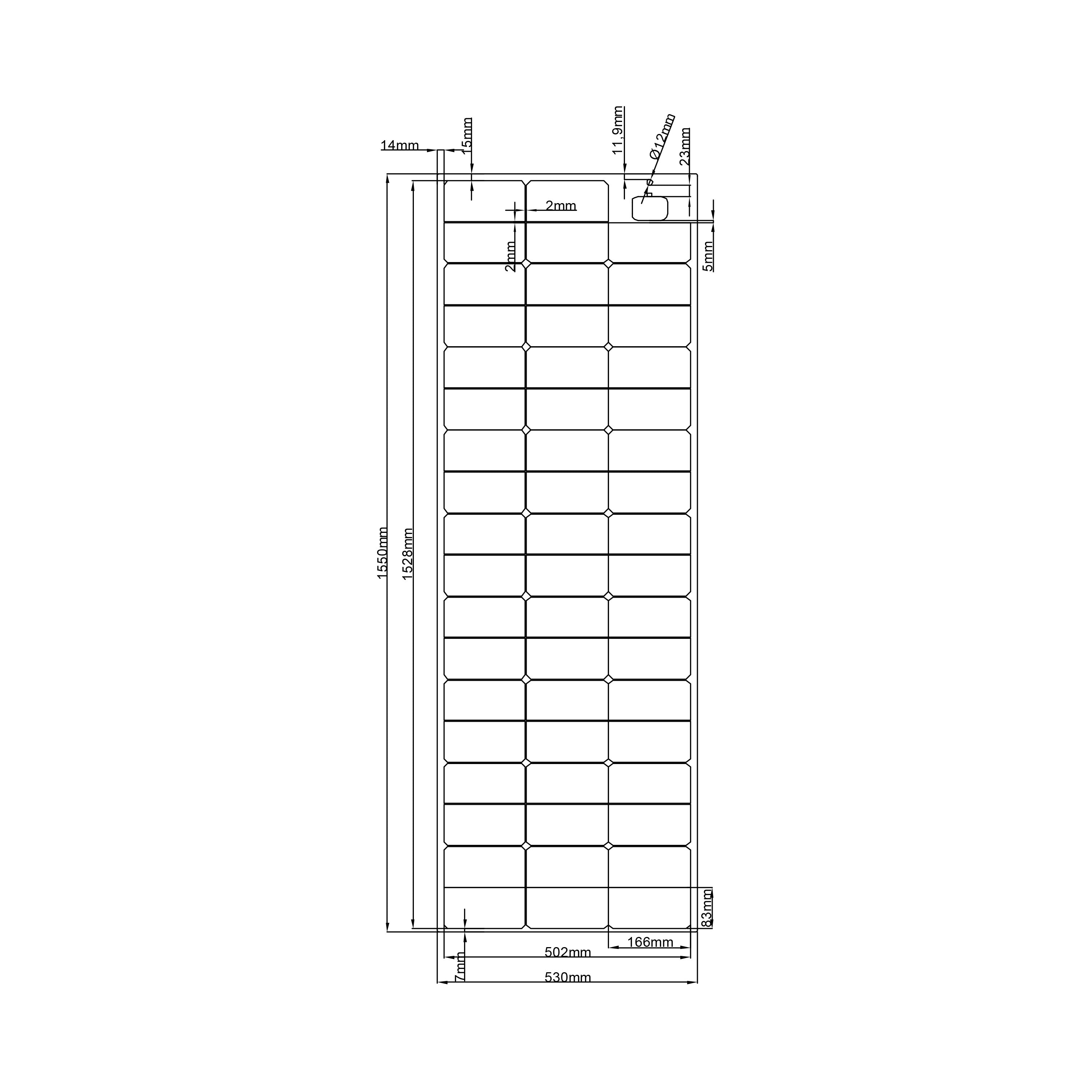 WATTSTUNDE® SOLA Flex Daylight 160Wp
