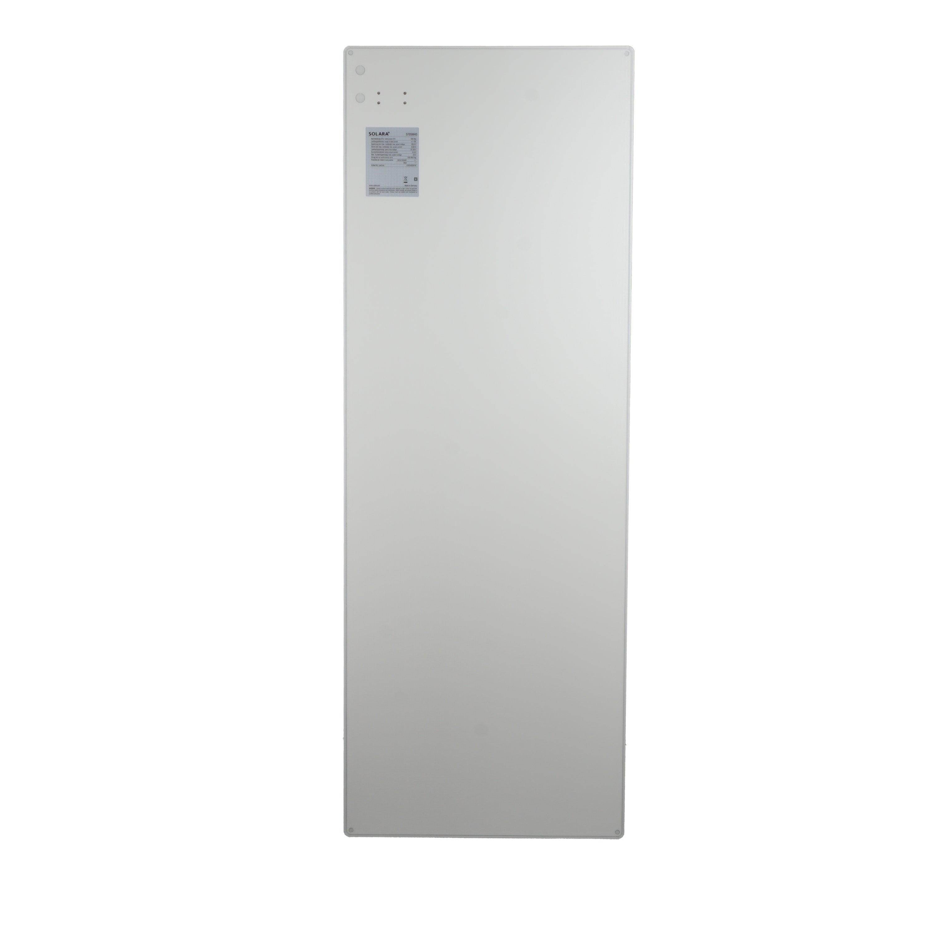 SOLARA Power M-Serie S705M43 Marine160Wp Kabelausgang Vorderseite