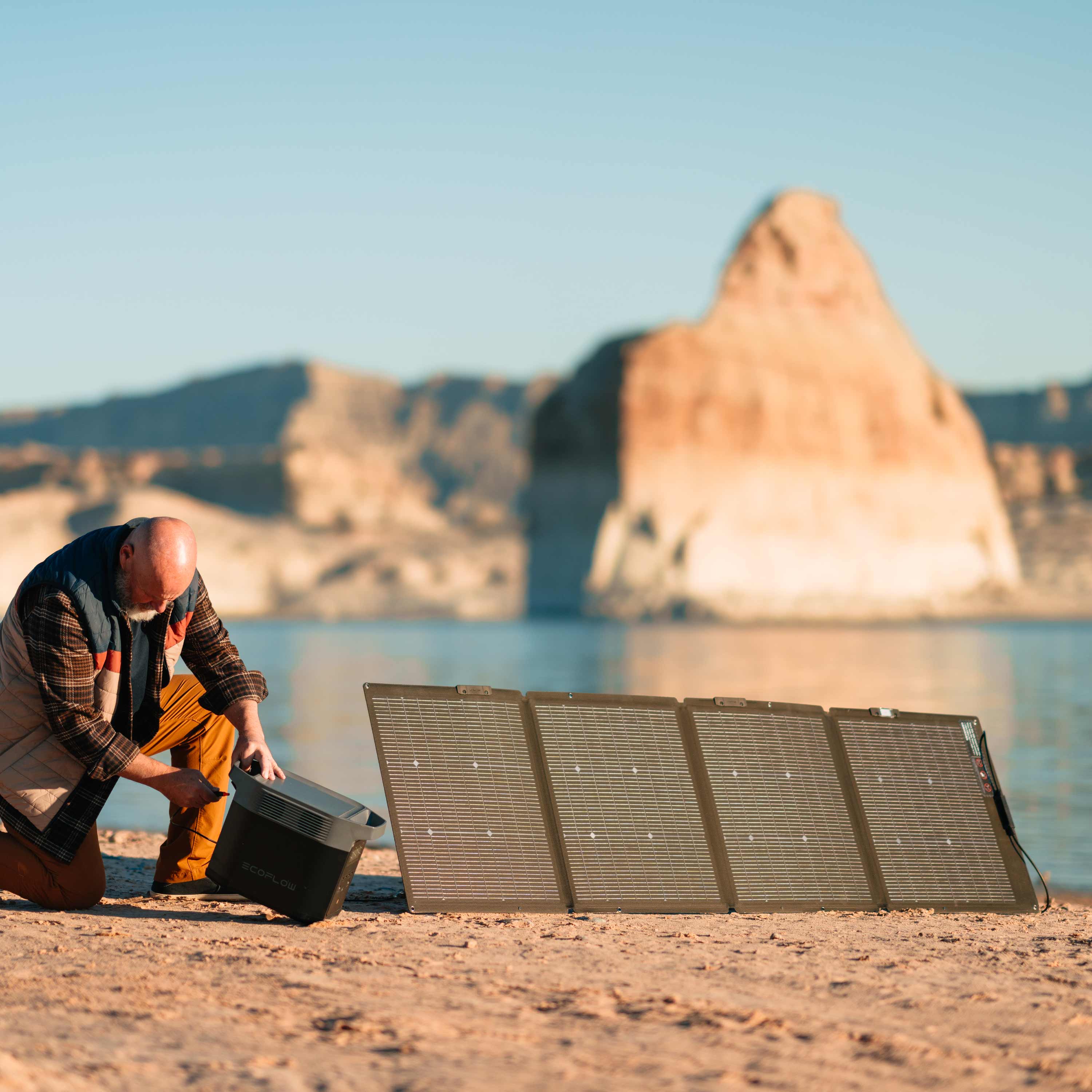 EcoFlow NextGen 220W Bifacial Portable Solar Panel