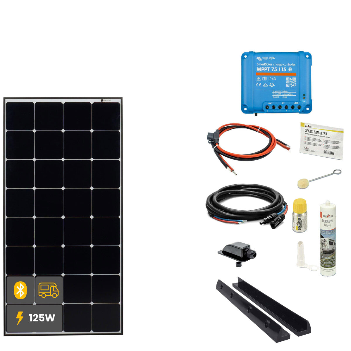 125W Daylight Wohnmobil Solaranlage SOLA Frame schwarz - 11-13001-01 Inkl. 0% MwSt. gemäß §12 Abs.3 UstG.