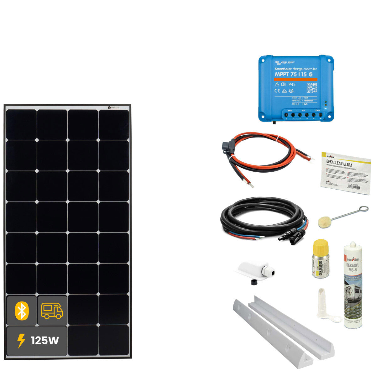 125W Daylight Wohnmobil Solaranlage SOLA Frame weiß - 11-13001-02 Inkl. 0% MwSt. gemäß §12 Abs.3 UstG.