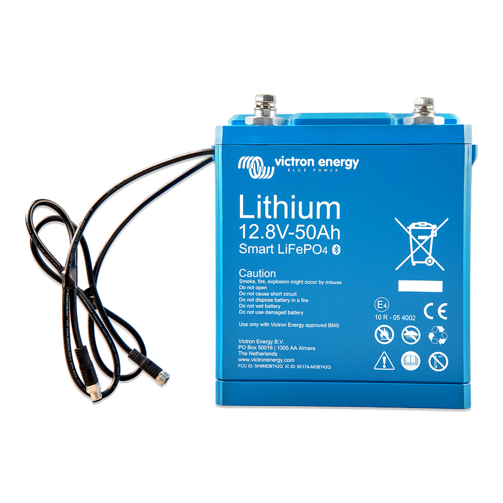 Victron Smart Lithium 50 Ah Batterie LiFePO4 12,8V