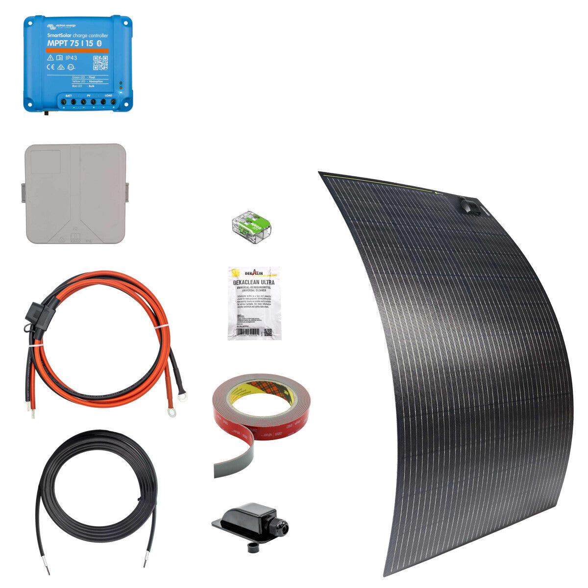 135 W SOLA Flex Mono Wohnmobil Solaranlage Komplettset - 11-14002 Inkl. 0% MwSt. gemäß §12 Abs.3 UstG.