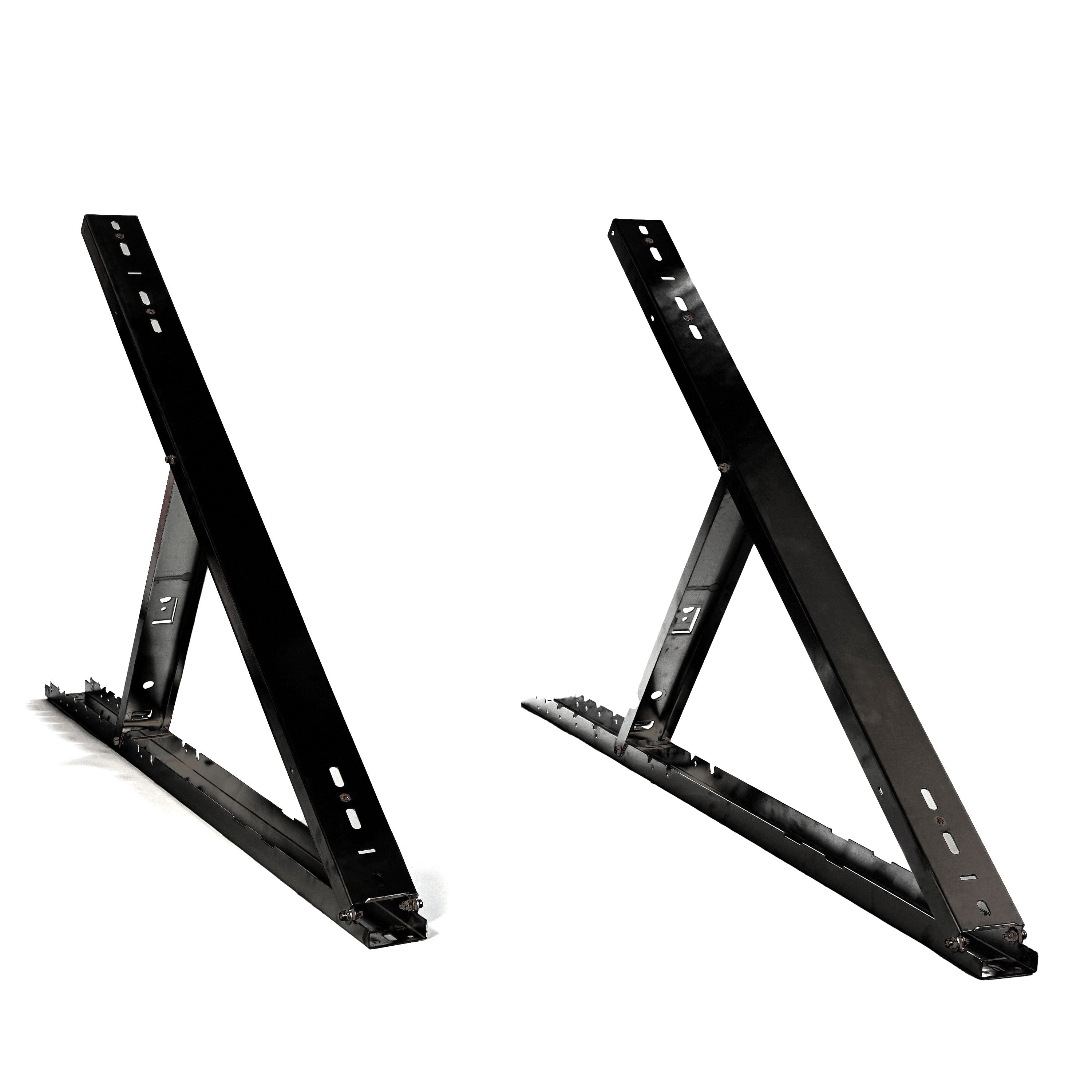 WATTSTUNDE® Flachdach Solarmodul Halterung HST120 schwarz