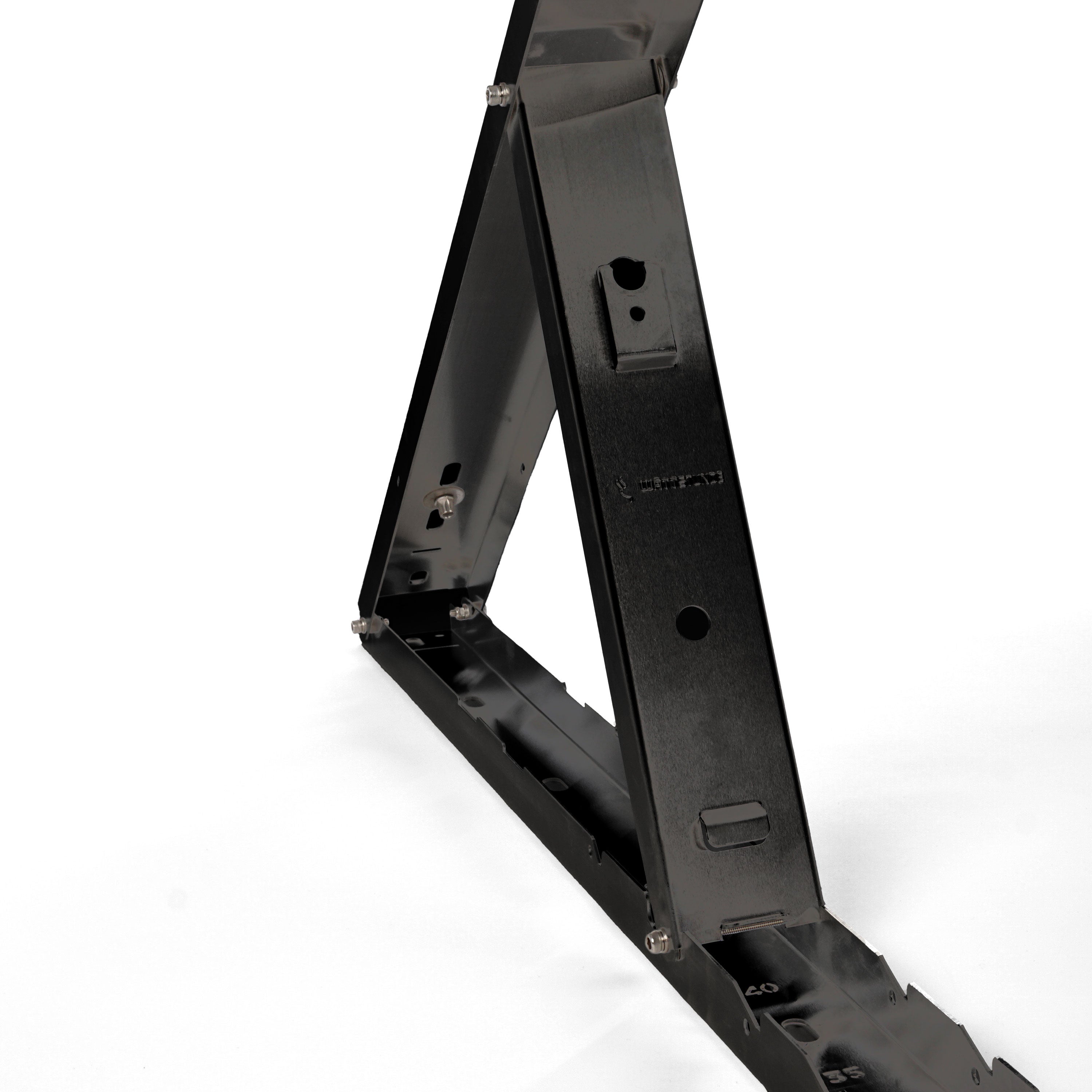 WATTSTUNDE® Flachdach Solarmodul Halterung HST120 schwarz