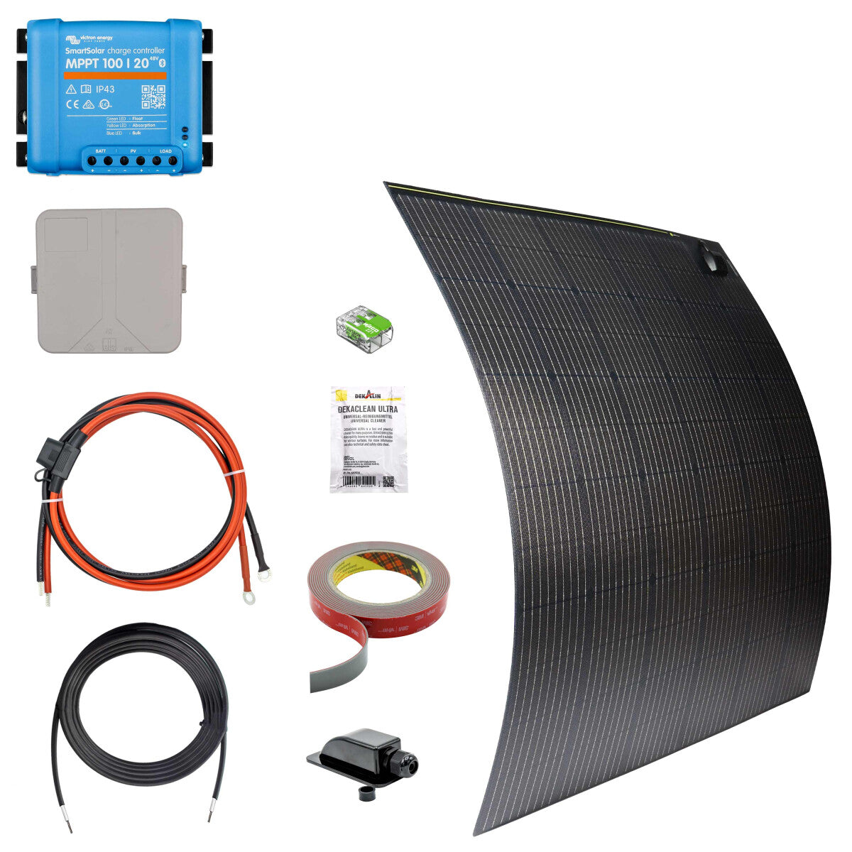 220 W SOLA Flex Mono Wohnmobi Solaranlagel Komplettset - 11-14006 Inkl. 0% MwSt. gemäß §12 Abs.3 UstG.