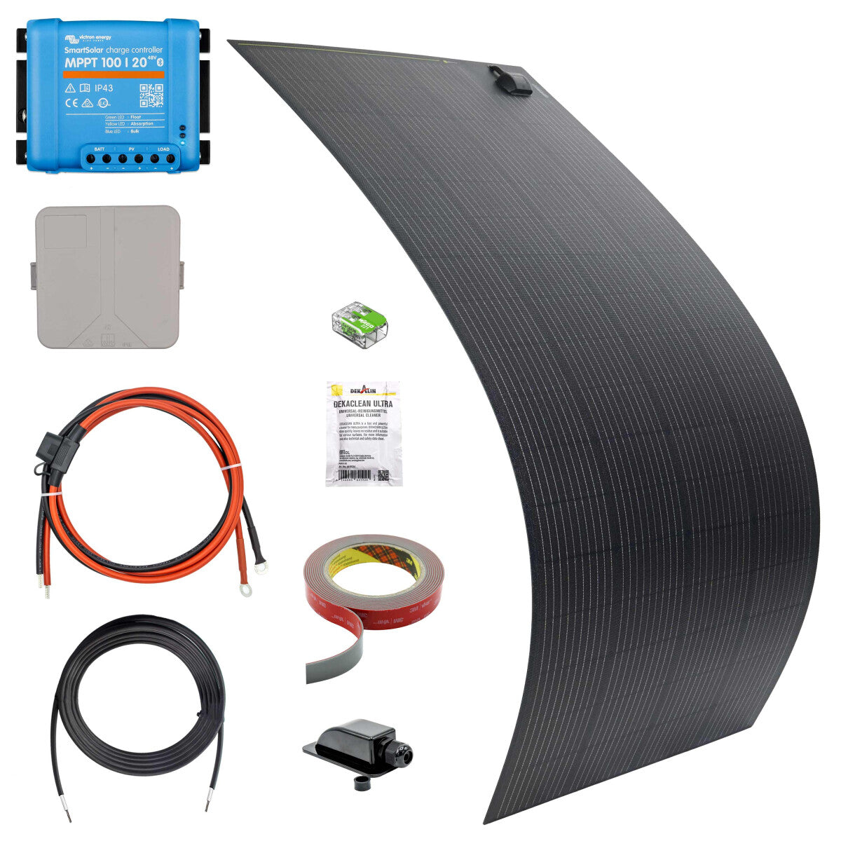 240 W SOLA Flex Mono mobile home solar system complete set - 11-14007