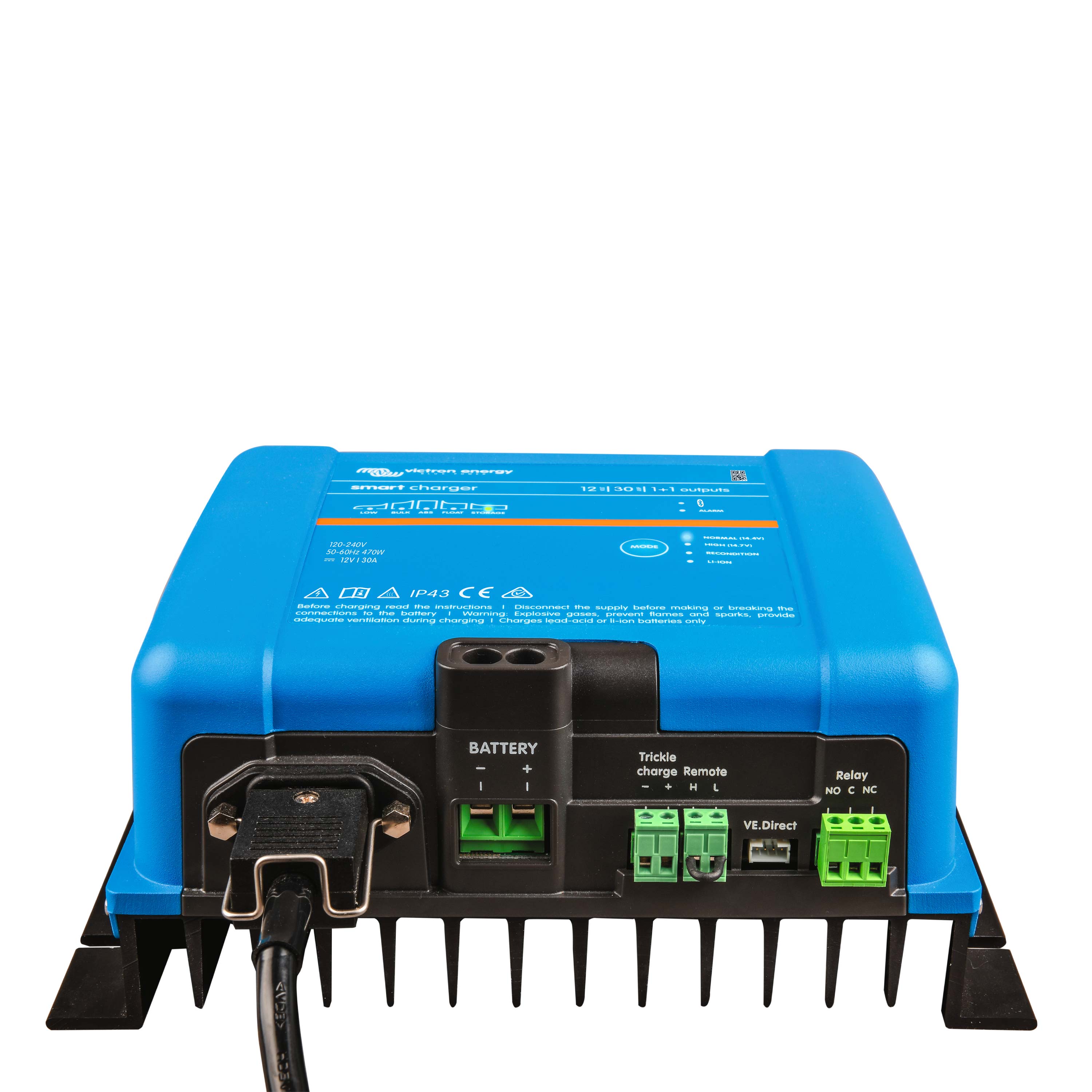 Victron Phoenix Smart IP43 Charger 12/30 (1+1) 120/240V