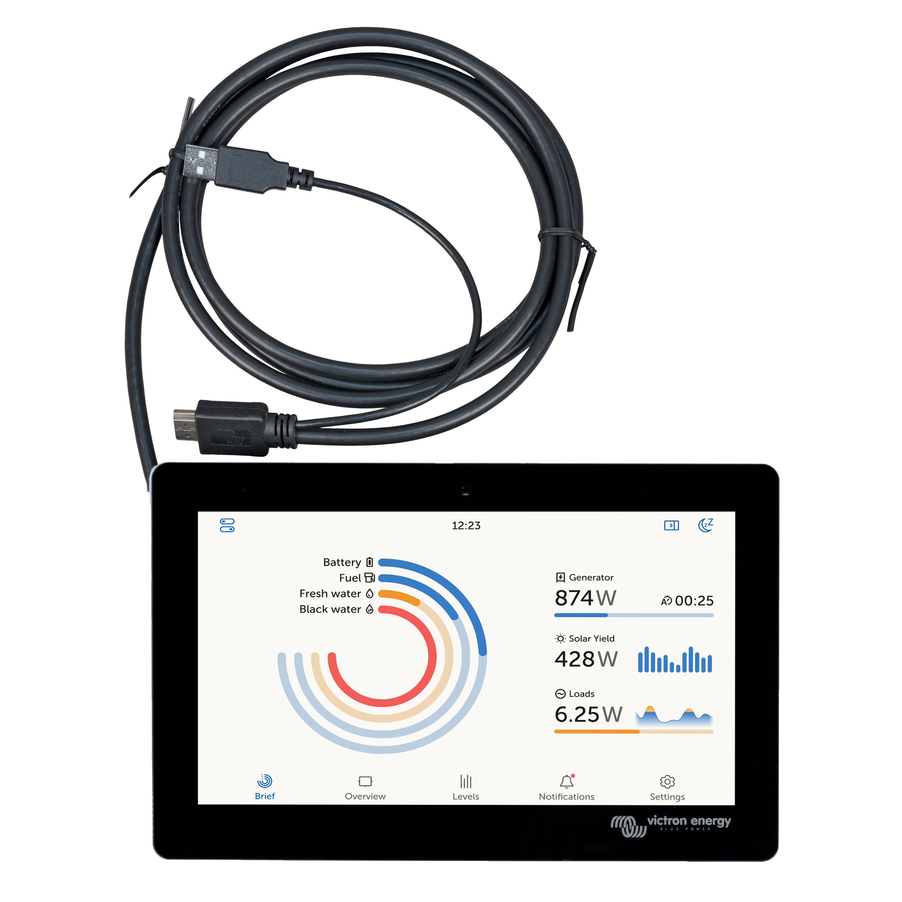 Victron GX Touch 70 flush