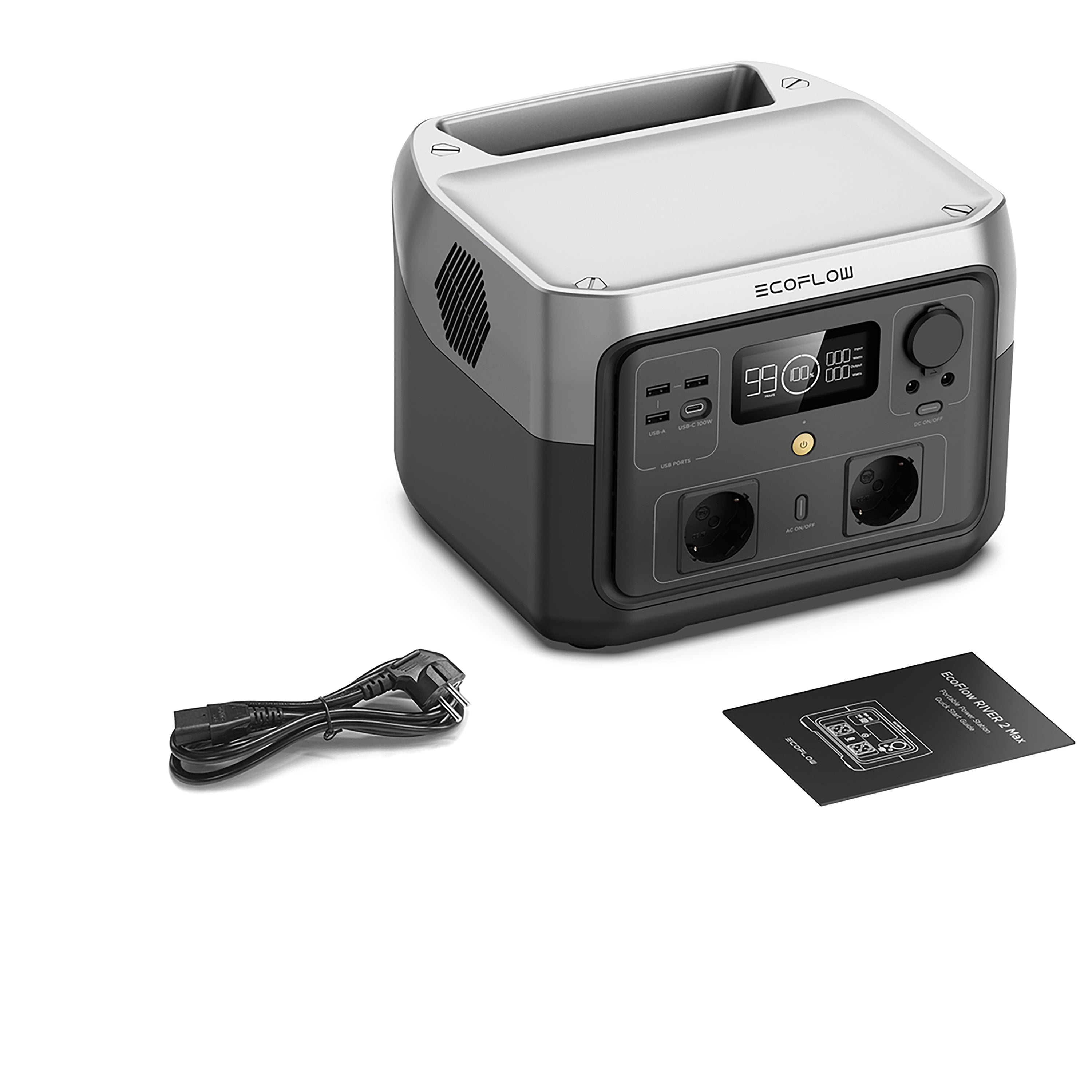 EcoFlow RIVER 2 MAX power station 512 Wh