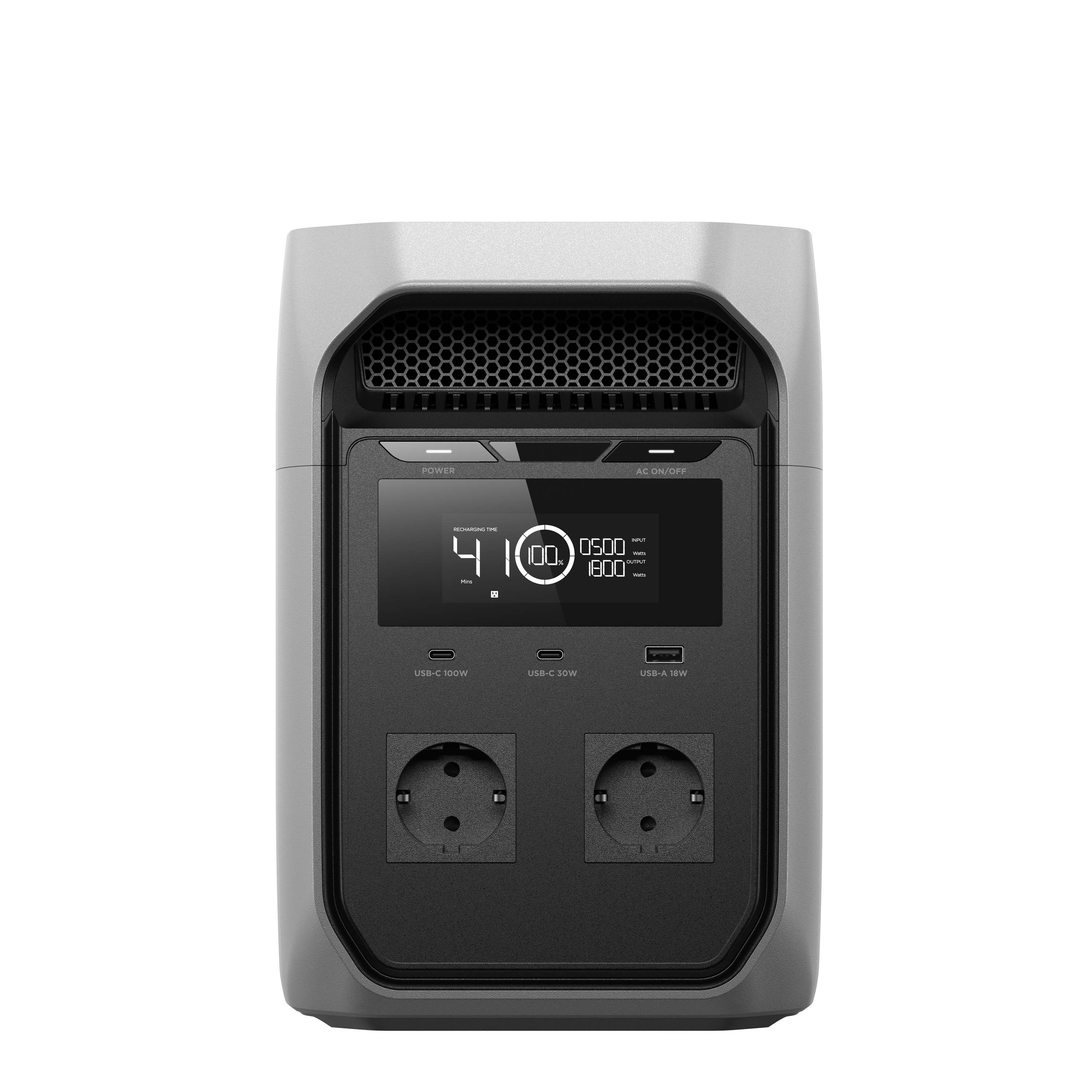 EcoFlow DELTA 3 Classic Powerstation Bundle mit WATTSTUNDE® SOLA Ease 100 Wp SunFolder Solartasche