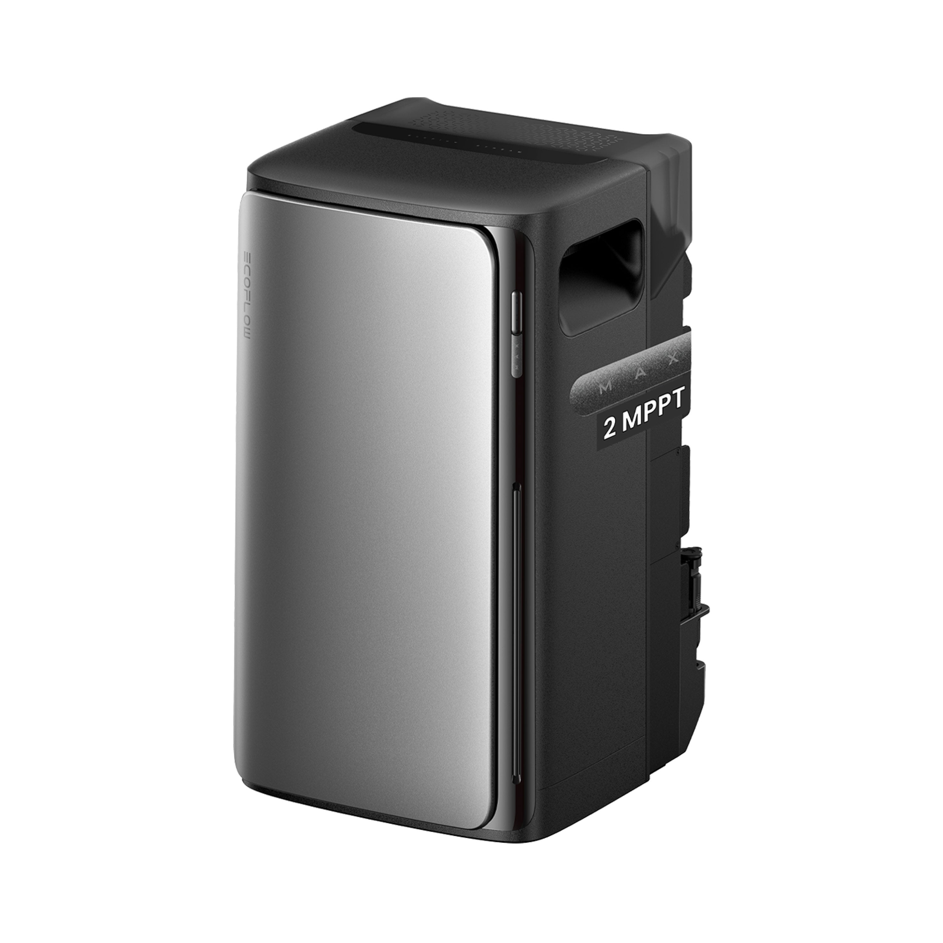 860 W EcoFlow STREAM Max Balkonkraftwerk | Set mit Mikrowechselrichter und 2x 430 W DAH bifacial Solarmodul mit Gitterbalkon Halterung und 1,92 kWh Speicher