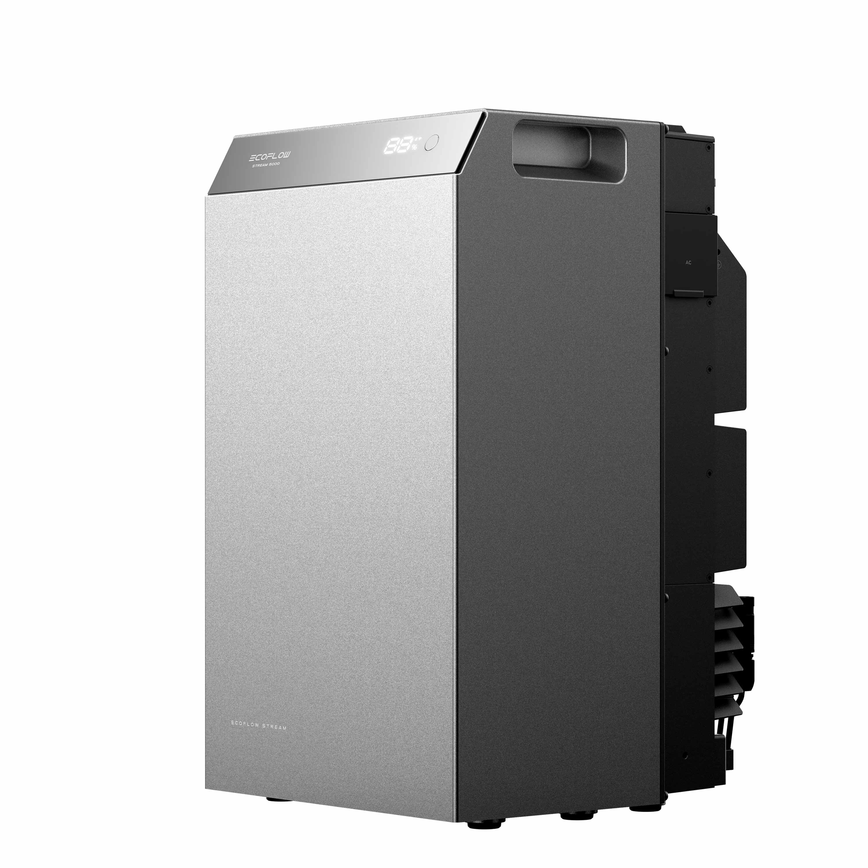 1000 W EcoFlow STREAM 5000 Balkonkraftwerk | Set mit Mikrowechselrichter und 2 x 500 W DAH bifacial Solarmodul ohne Halterung und 5 kWh Speicher