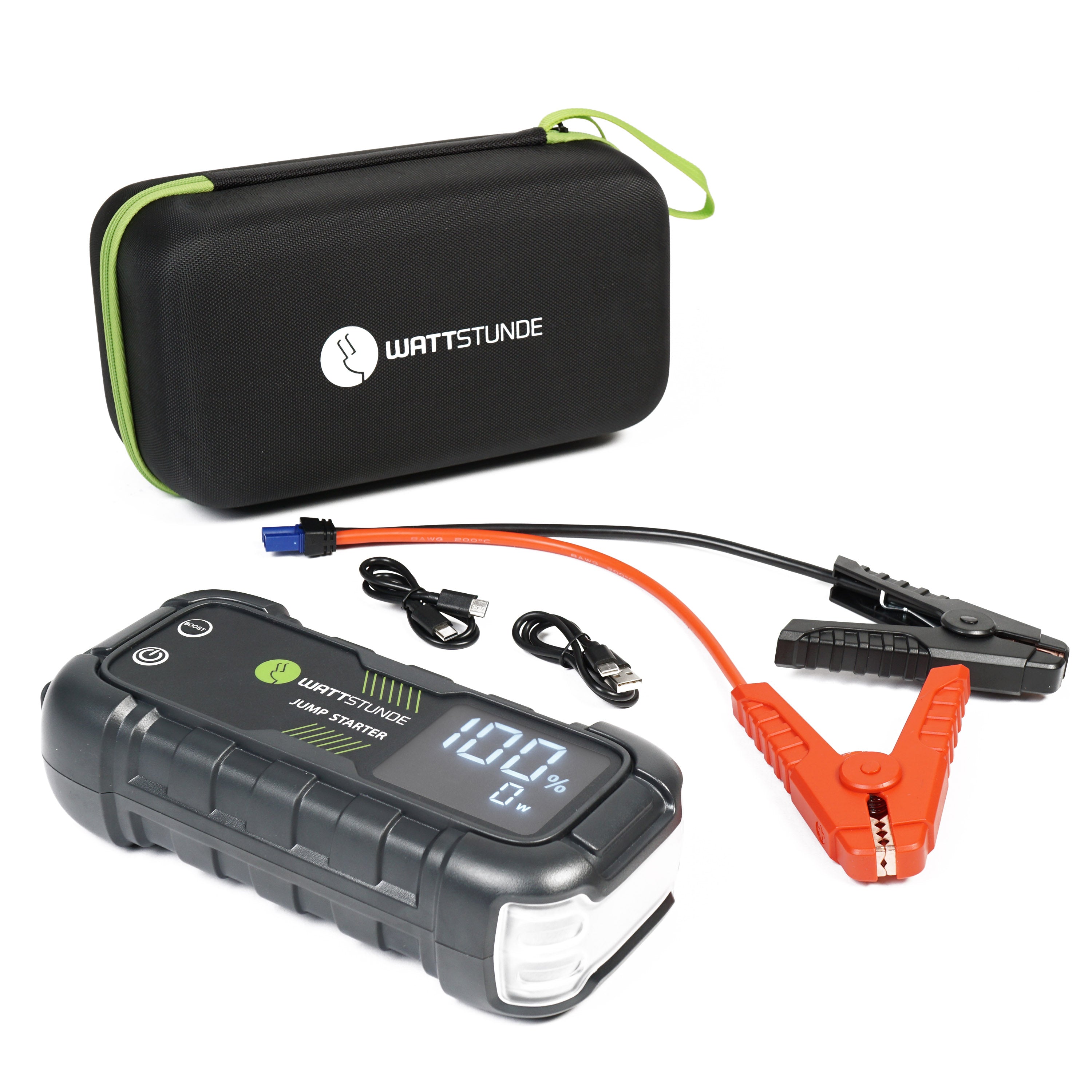 WATTSTUNDE® Jump Starter WS-JS Camper Jump Starter Power Bank