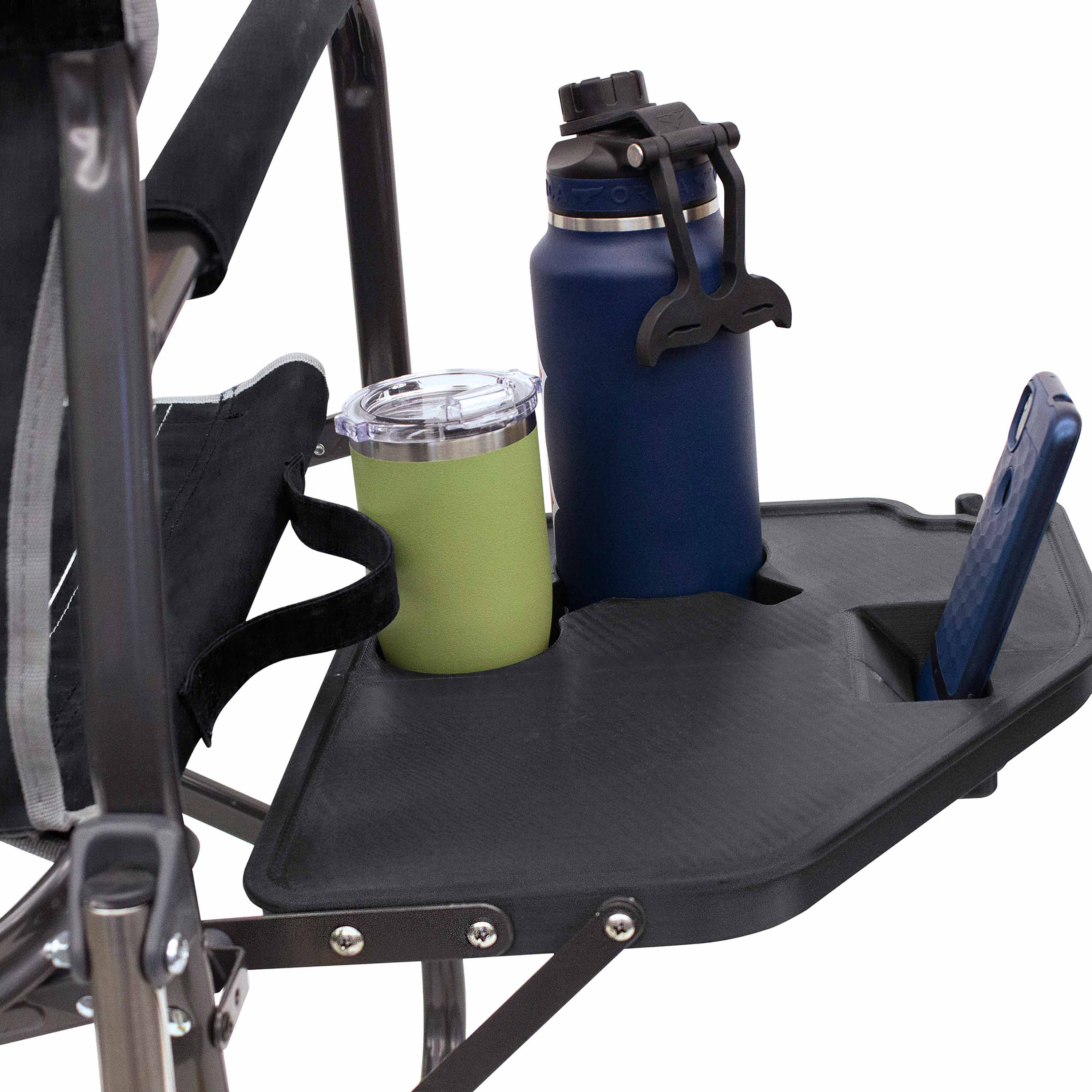 GCI Outdoor Freestyle Rocker XL Campingstuhl mit Seitentisch Black
