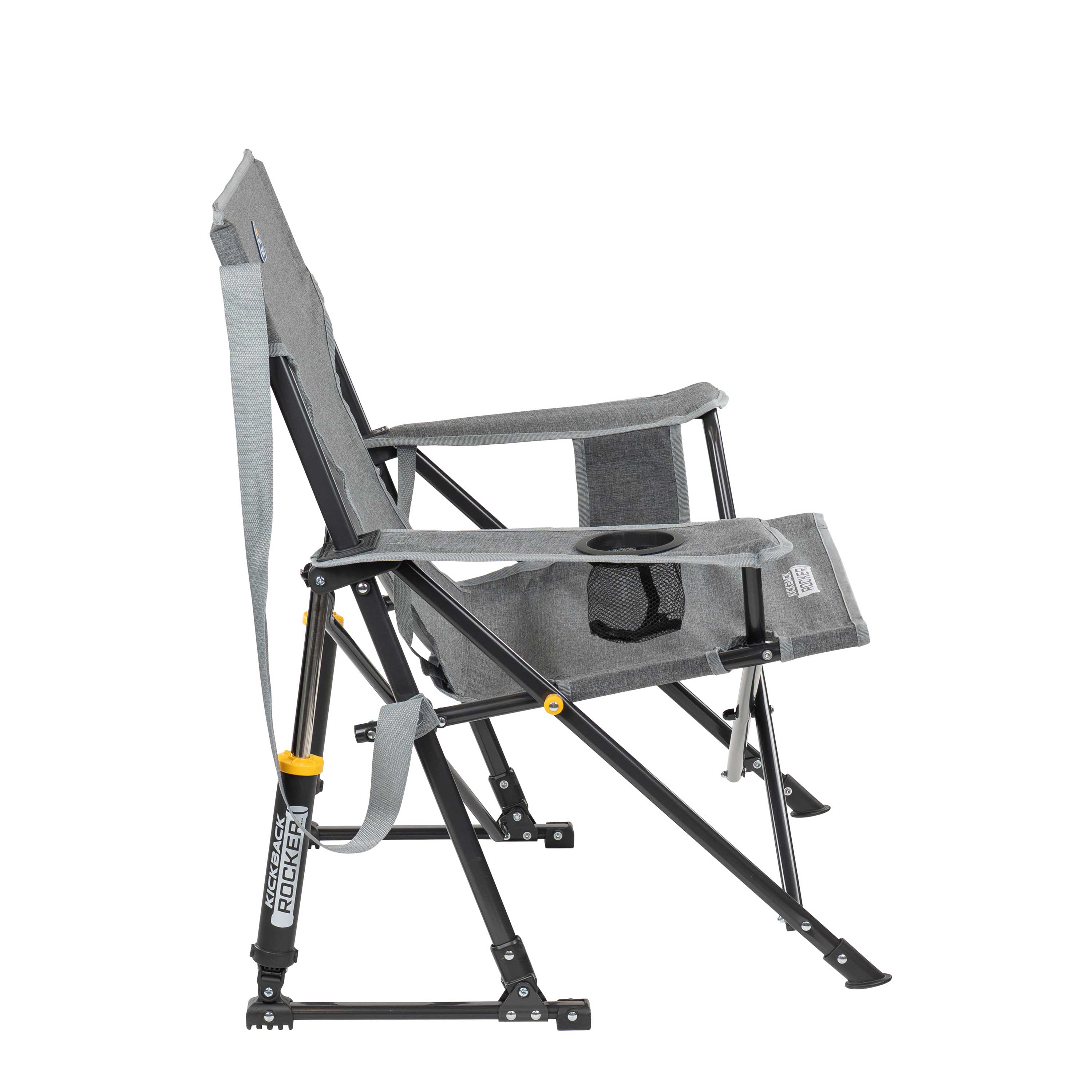 GCI Outdoor Kickback Rocker Campingstuhl Heathered Pewter