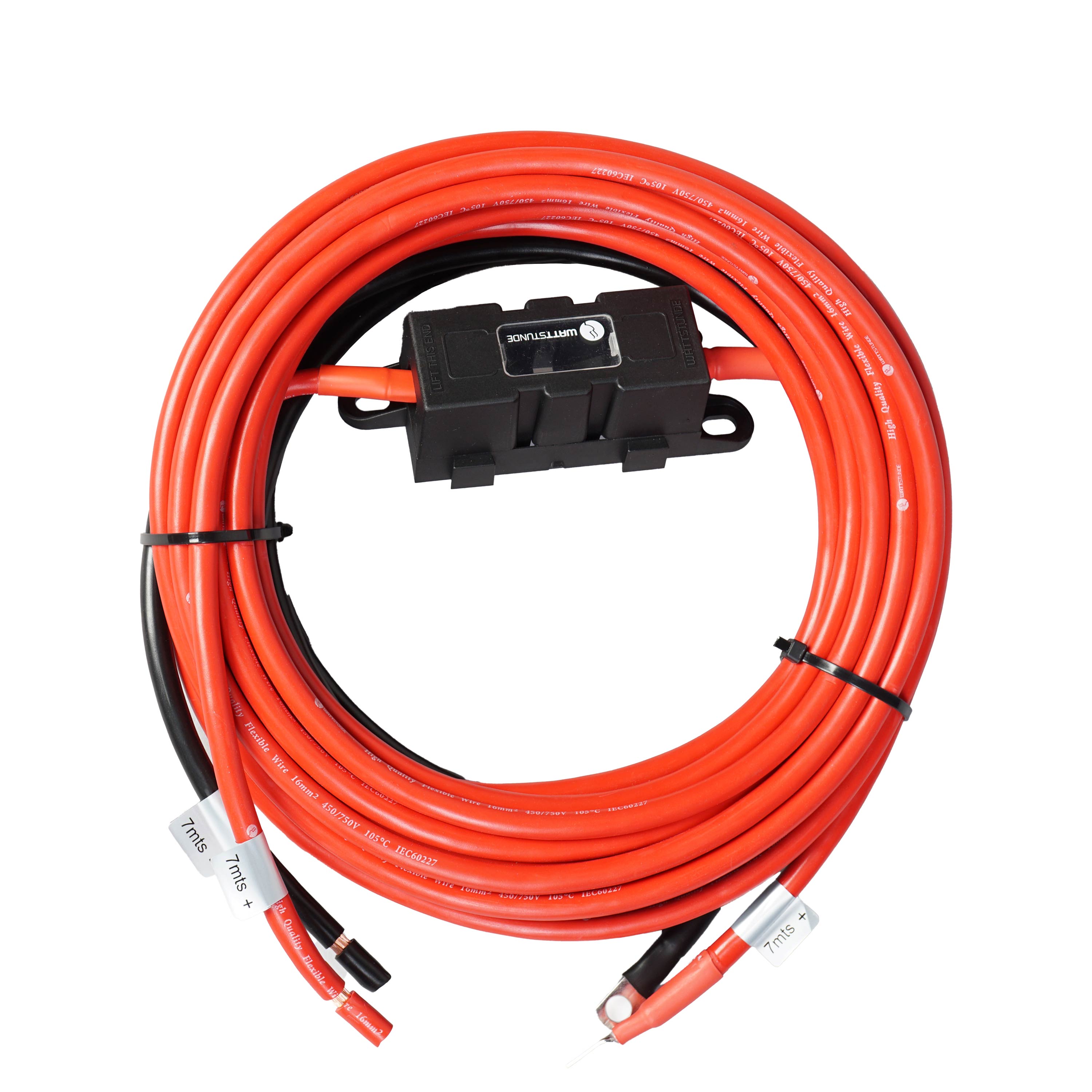 Charging booster set with Victron Orion-Tr Smart 12/12-30 and connection cable for starter and auxiliary battery 7 m