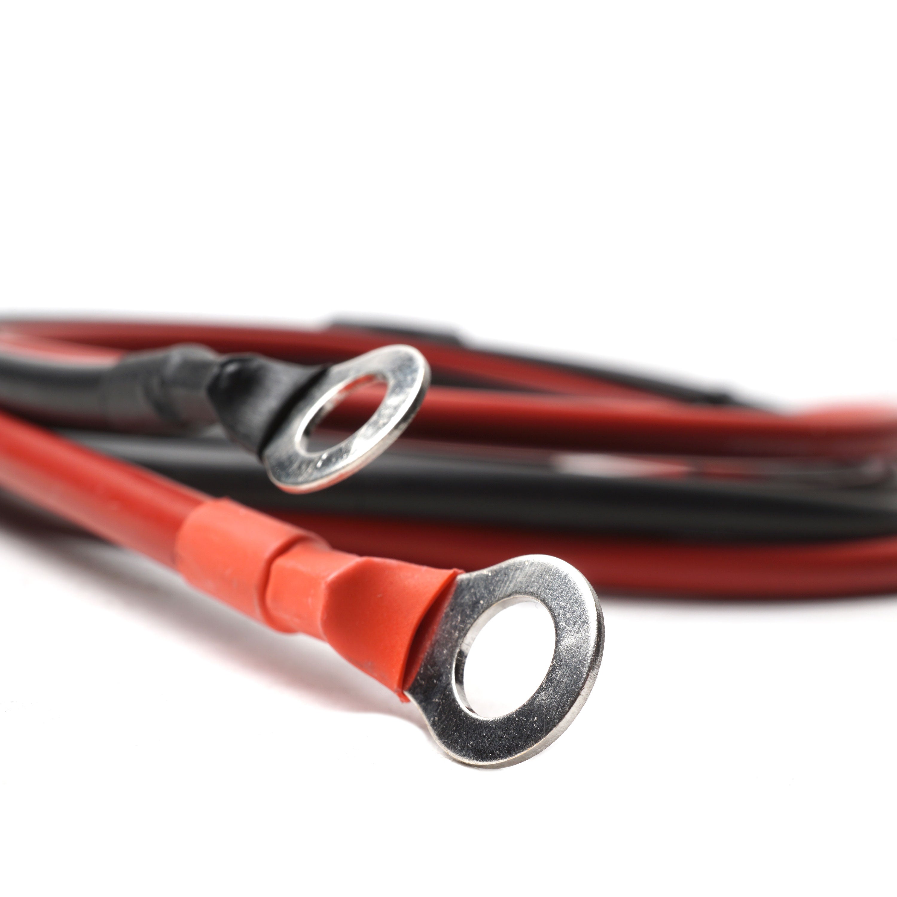 WATTSTUNDE® Sicherungskabel (mit Sicherung 40A) 2x10mm² M8/Aderendhülse 1,5m rot/schwarz