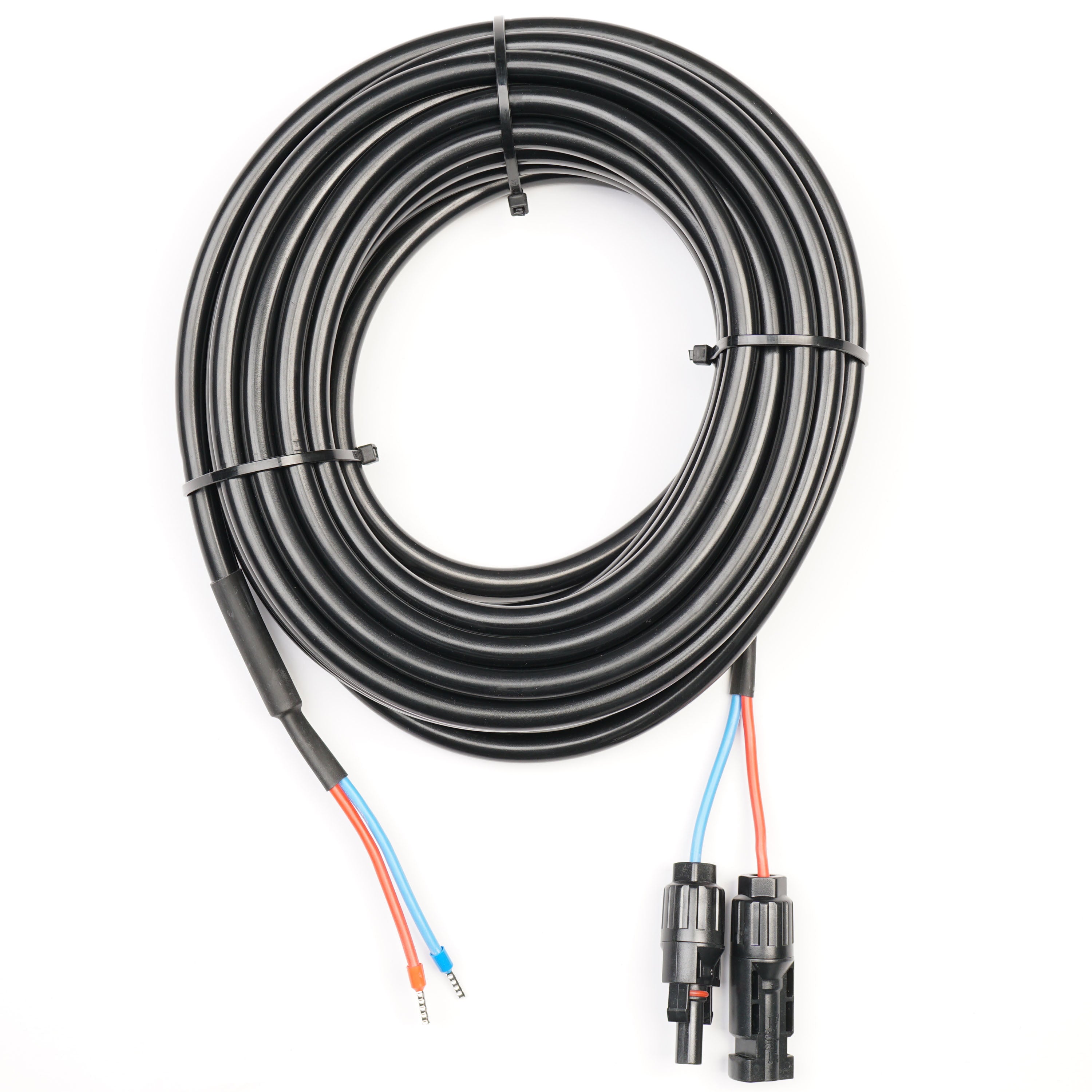 WATTSTUNDE® DAC 2.10 Connection cable solar module to charge controller 10 meters 2 x 2.5 mm²