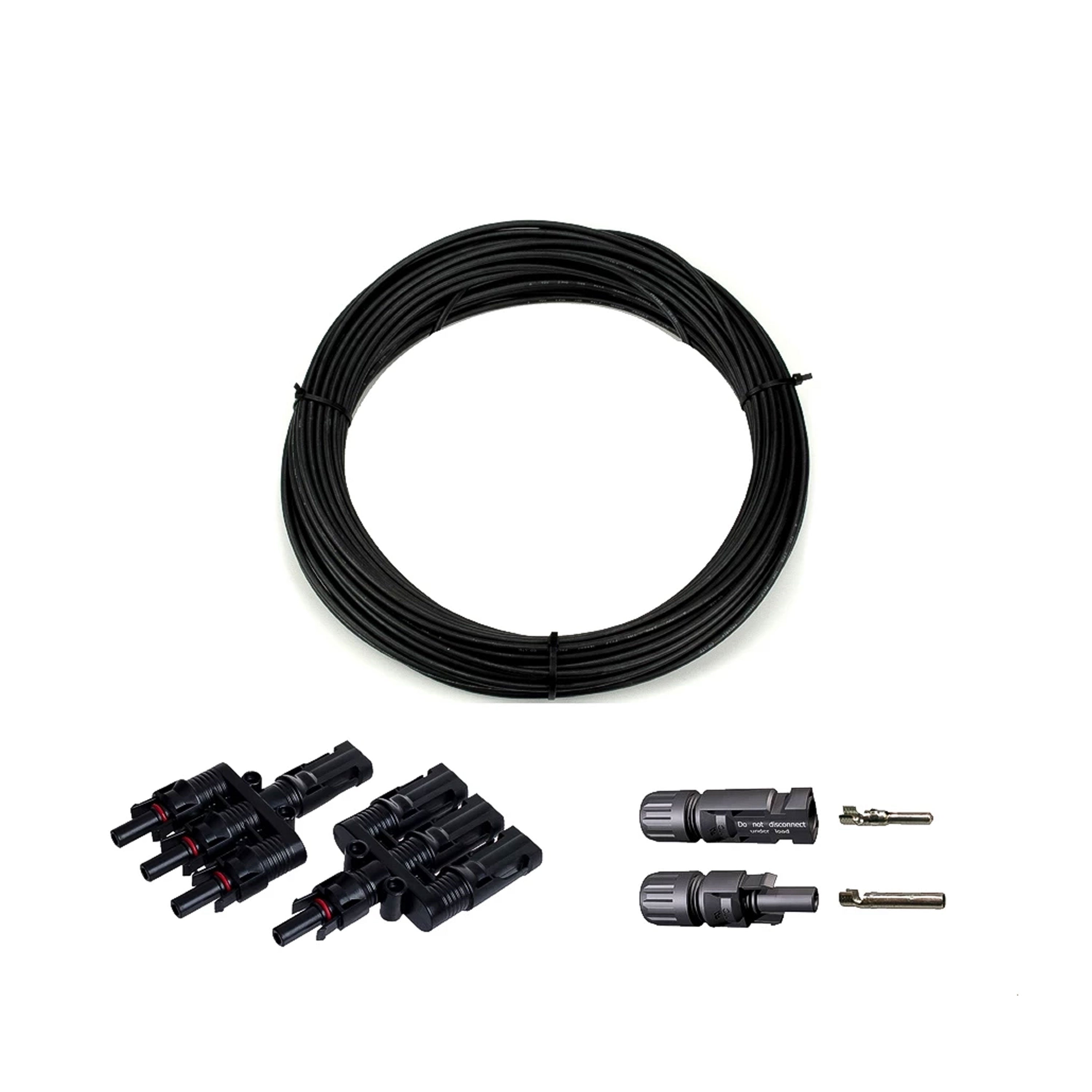 4mm² Anschluss Set III - 3 Module parallel 15 Meter (L) - 41-1005-003 Inkl. 0% MwSt. gemäß §12 Abs.3 UstG.