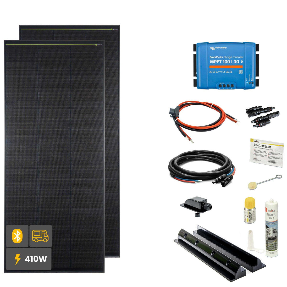 410 W SOLA Frame Black Wohnmobil Komplettset schwarz - 11-12007-01