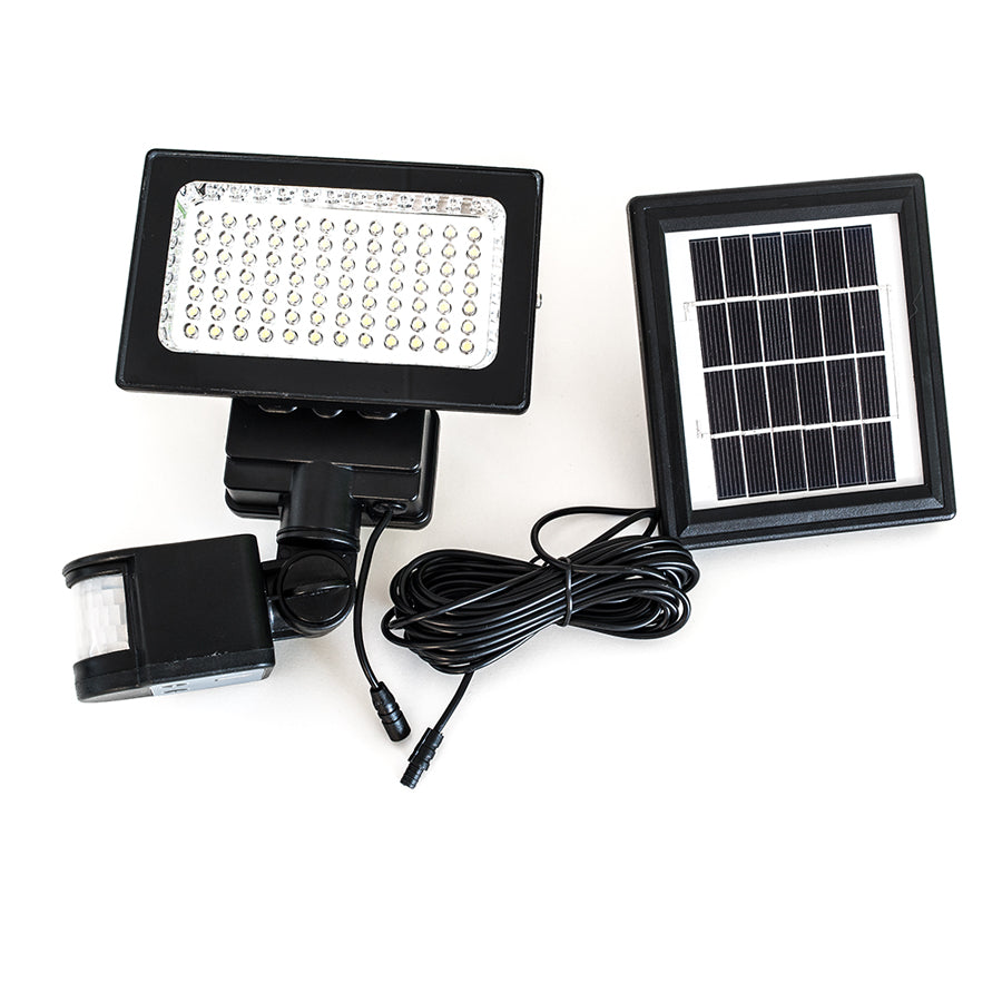 Solar LED-Flutlicht mit Bewegungsmelder für Außen
