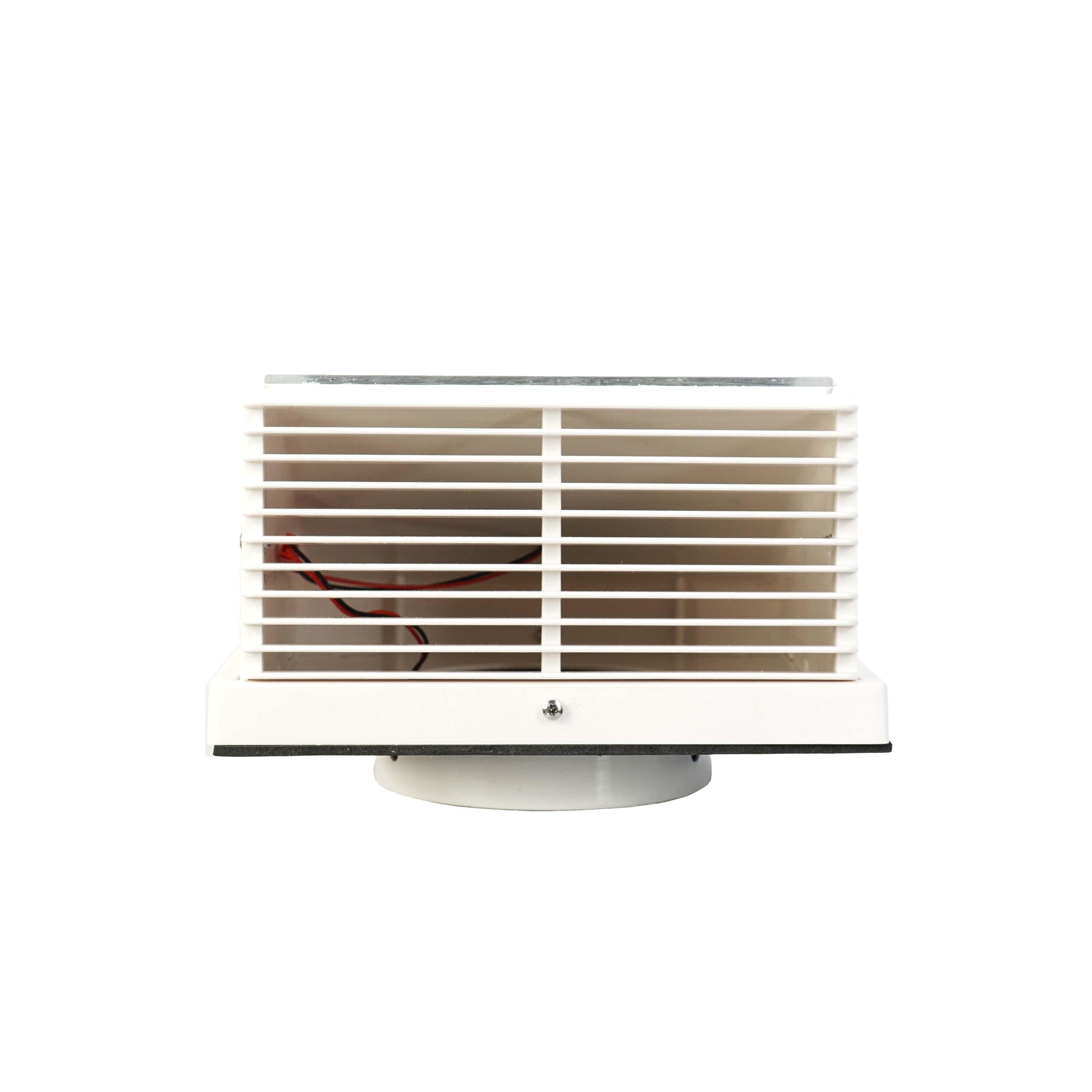 WATTSTUNDE® AERO Solarlüfter eckig, weiß