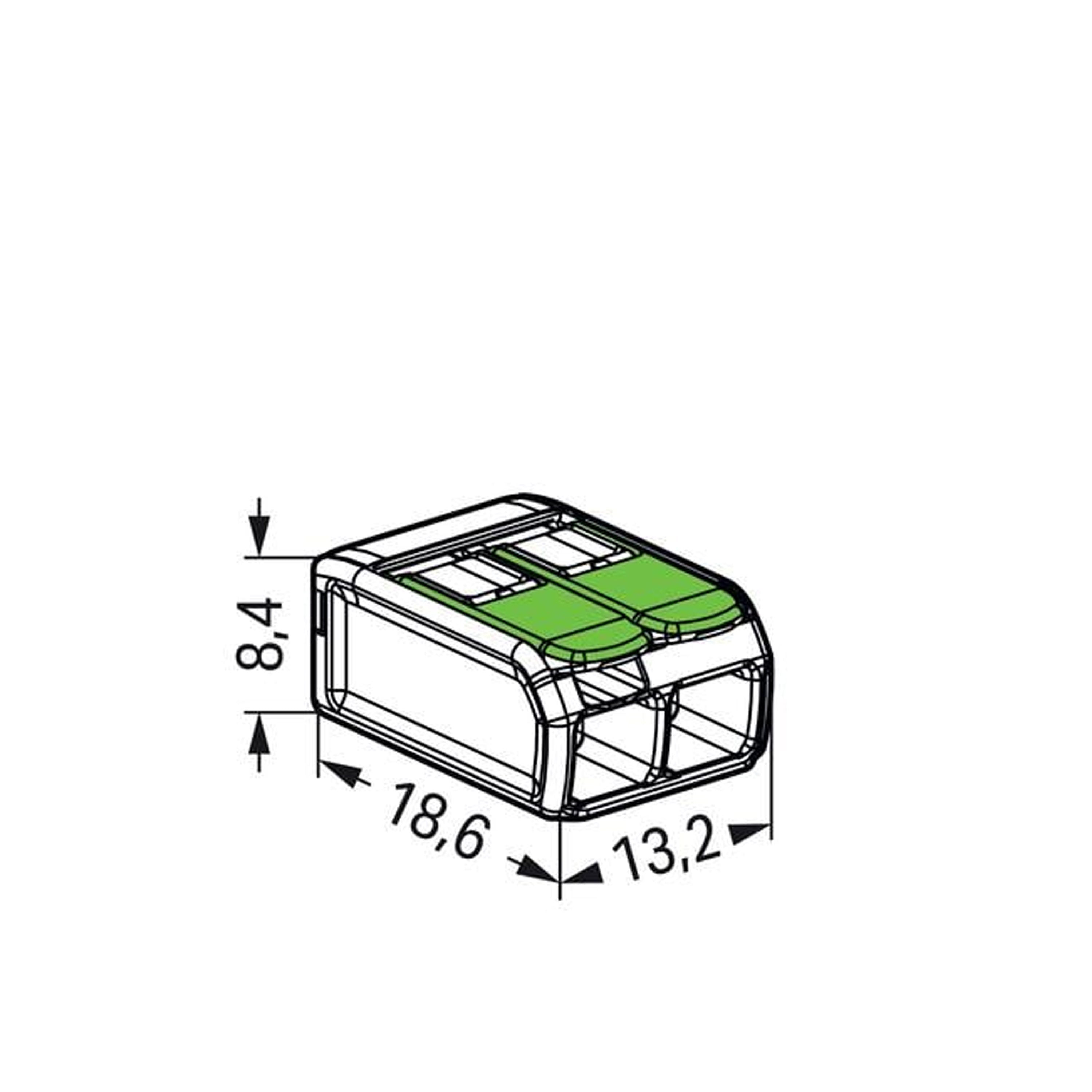 WAGO Verbindungsklemme Green Range flexibel bis 4mm² - 221-422