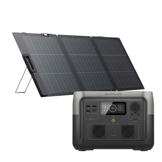EcoFlow River 2 Max Powerstation Bundle with EcoFlow Solar Panel 160W