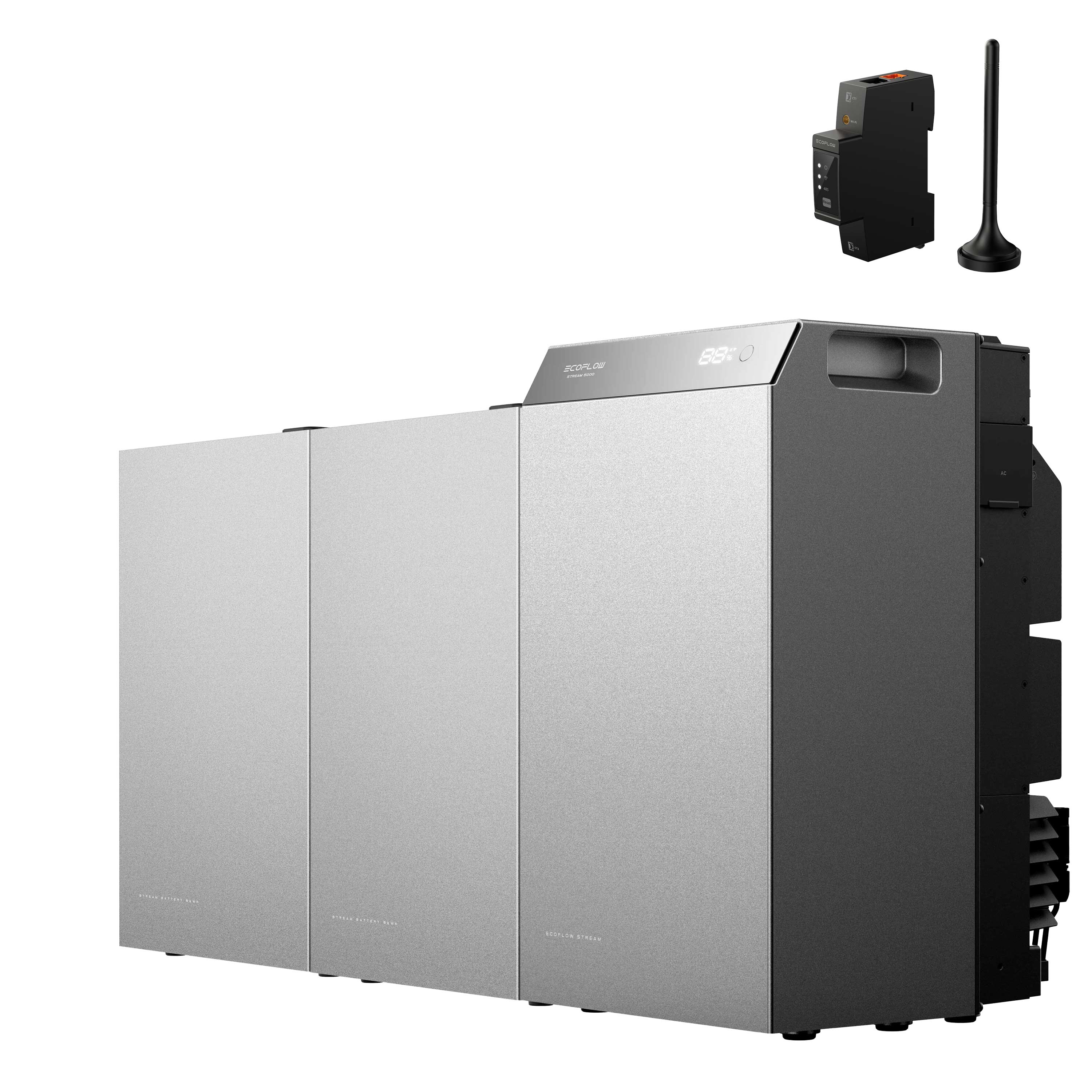 EcoFlow STREAM 5000 Solarspeicher-Set + 2 x Erweiterungsbatterie 5000