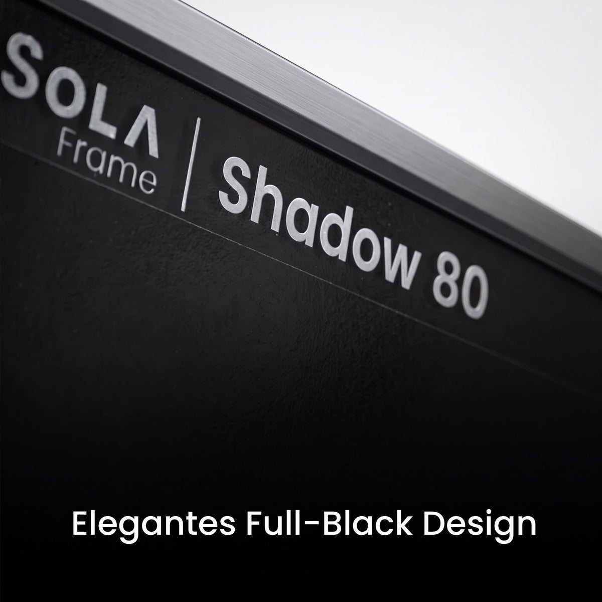 WATTSTUNDE® SOLA Frame Shadow Solarmodul 80 W