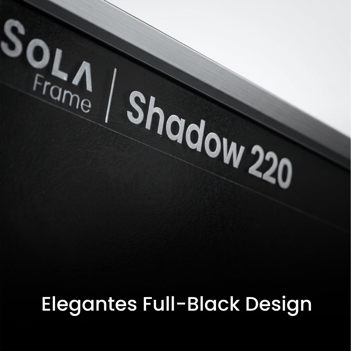 WATTSTUNDE® SOLA Frame Shadow Solarmodul 120 W
