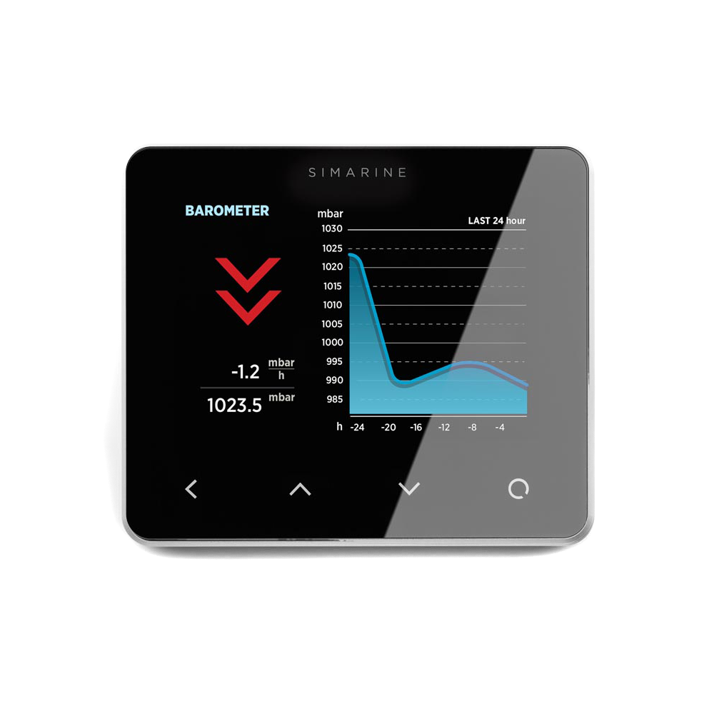 Simarine PICO Batteriemonitor - ohne Rahmen silber