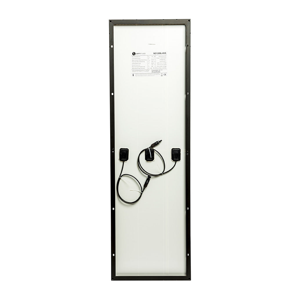 WATTSTUNDE® WS120BL-HVS BLACK LINE Schindel Solarmodul 120Wp