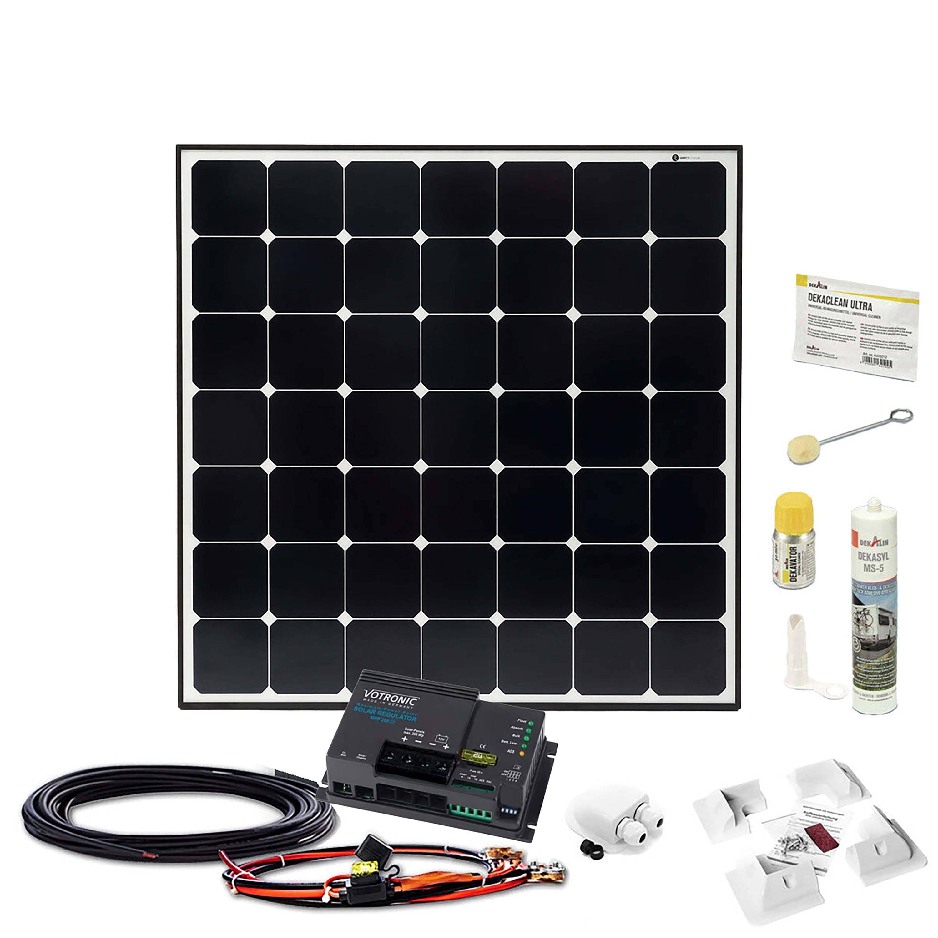 DAYLIGHT Sunpower 190Wp Wohnmobil Solaranlage DLS190 Votronic MPP 260 CI