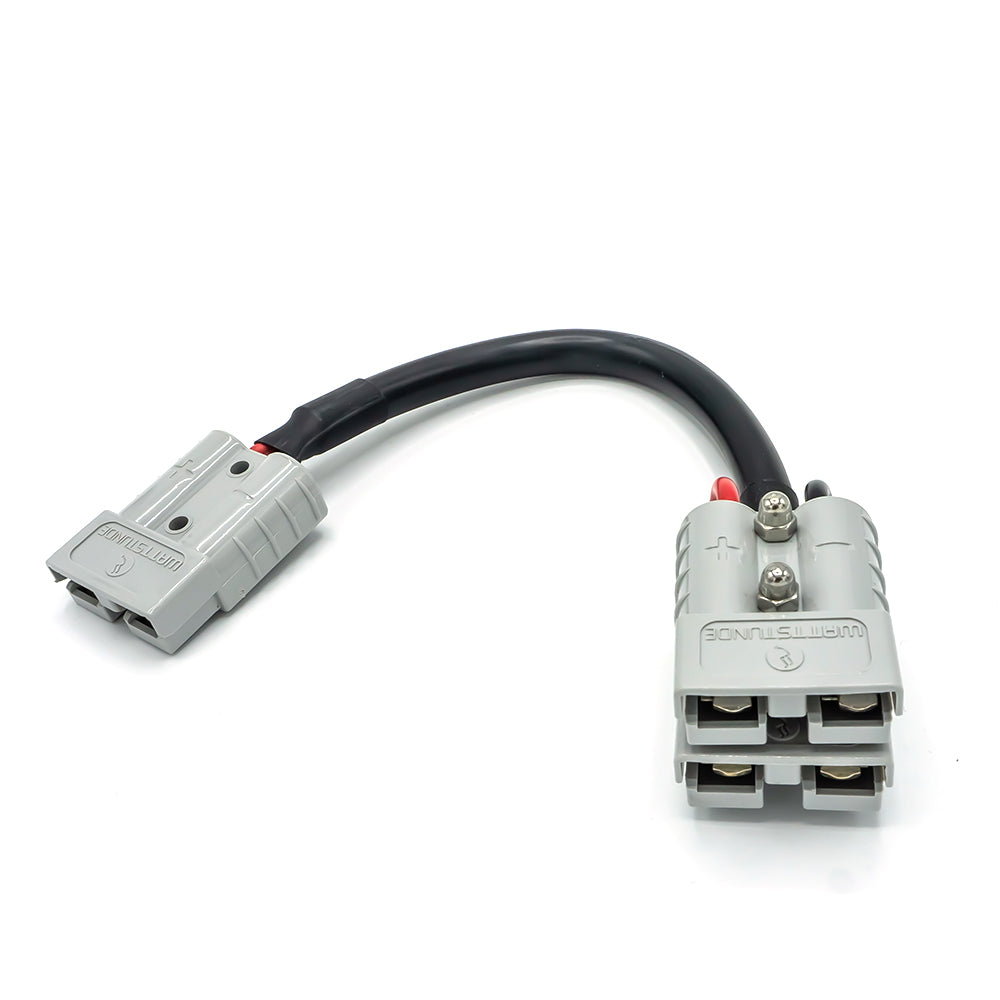 WATTSTUNDE® AK-A50-A50.2-P Y-Parallel-Stecker Anderson A50 auf 2x Anderson A50