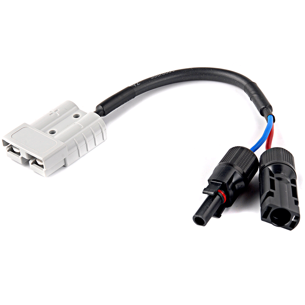 WATTSTUNDE® Adapterkabel (2x)4mm² Typ-MC4/A50 20cm schwarz
