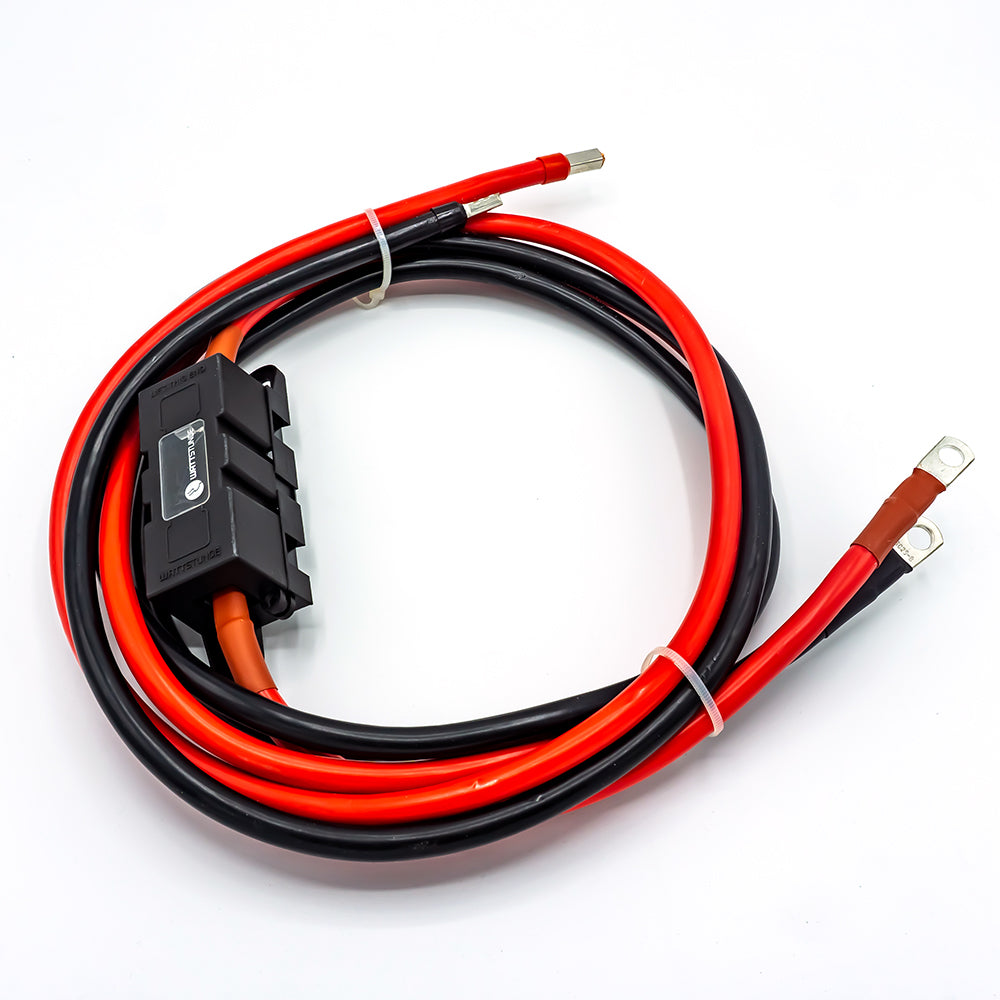 WATTSTUNDE® 25mm² connection cable BAKA25-FH 100cm with ANM high-load fuse holder