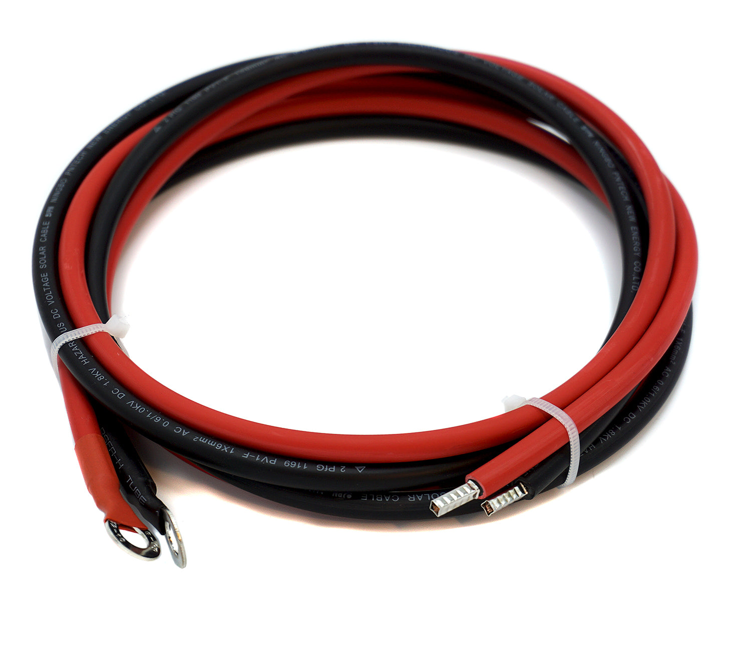 WATTSTUNDE® 4mm² Batterieanschlußkabel BAKA20-OS/BAKA04-OS ohne Sicherung