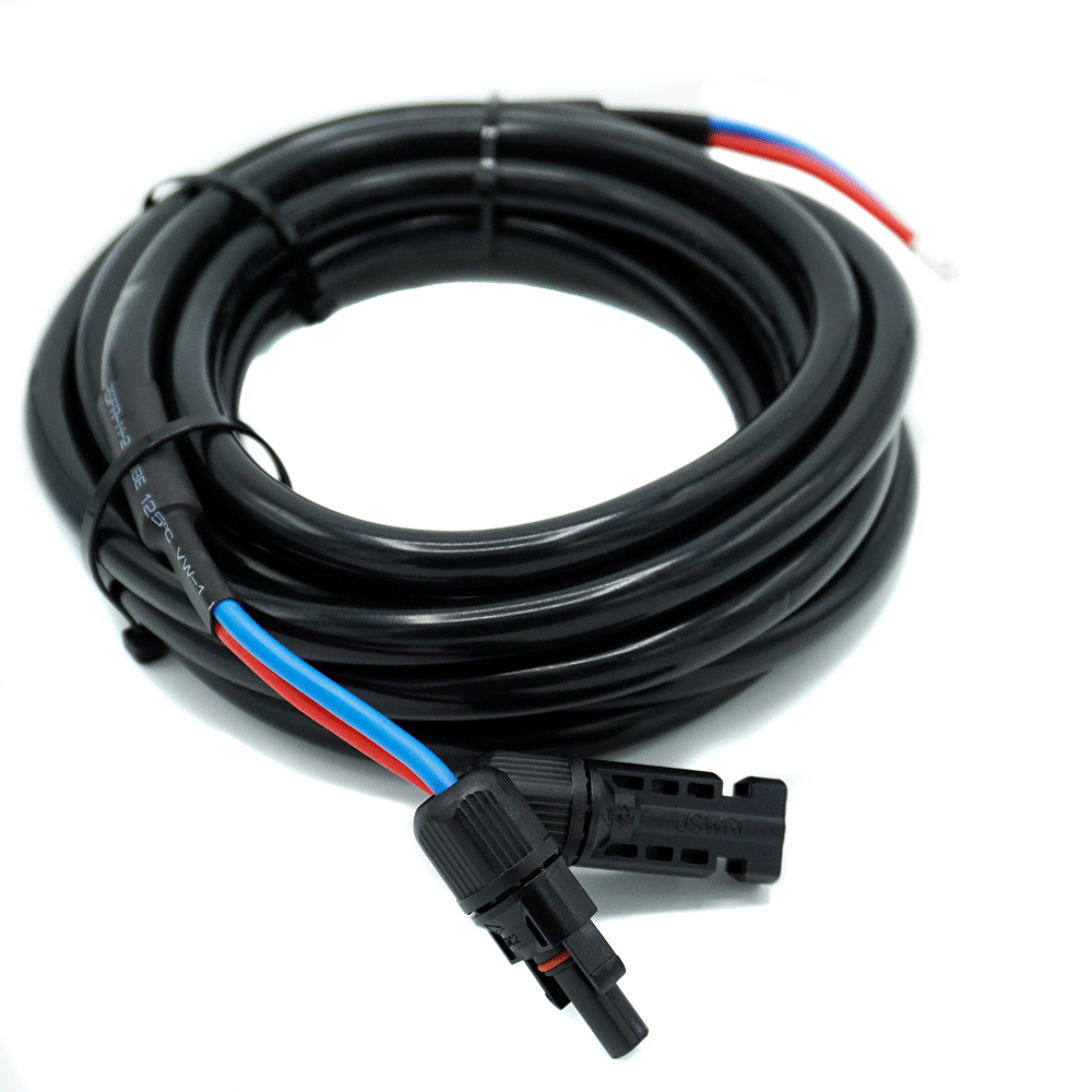 WATTSTUNDE® DAC 6.1 Anschlusskabel Solarmodul zu Laderegler 1 Meter 2x6mm²