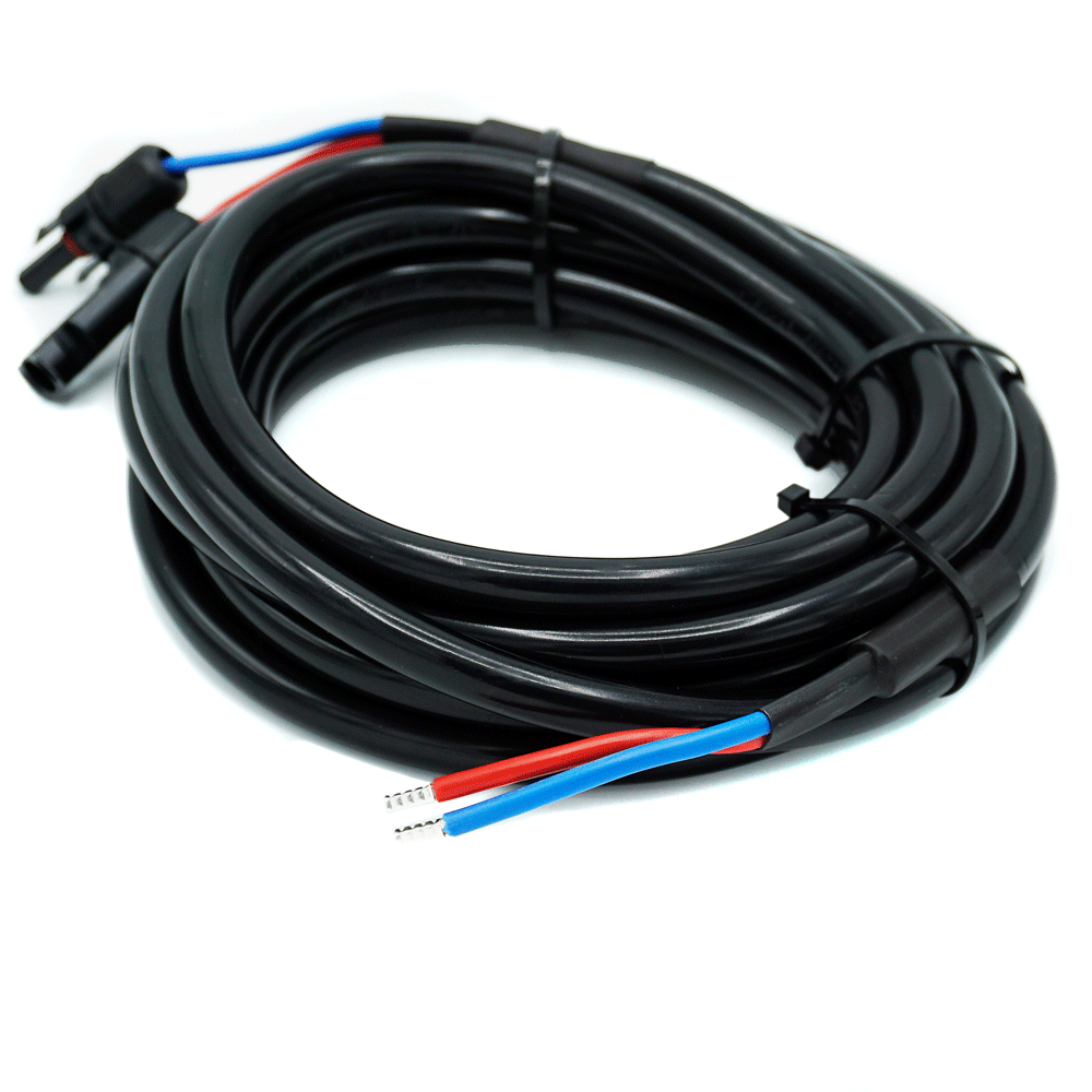 WATTSTUNDE® DAC 4.1 Anschlusskabel Solarmodul zu Laderegler 1 Meter 2 x 4mm²
