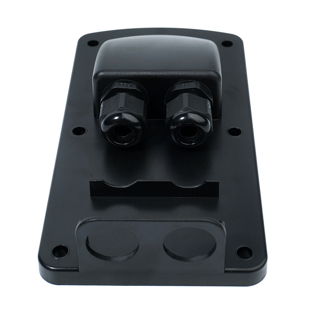 WATTSTUNDE® DXM2/S Dachdurchführung / Kabeleinführung für 2 Kabel inkl. Kabelmanagement und Steckerauflage