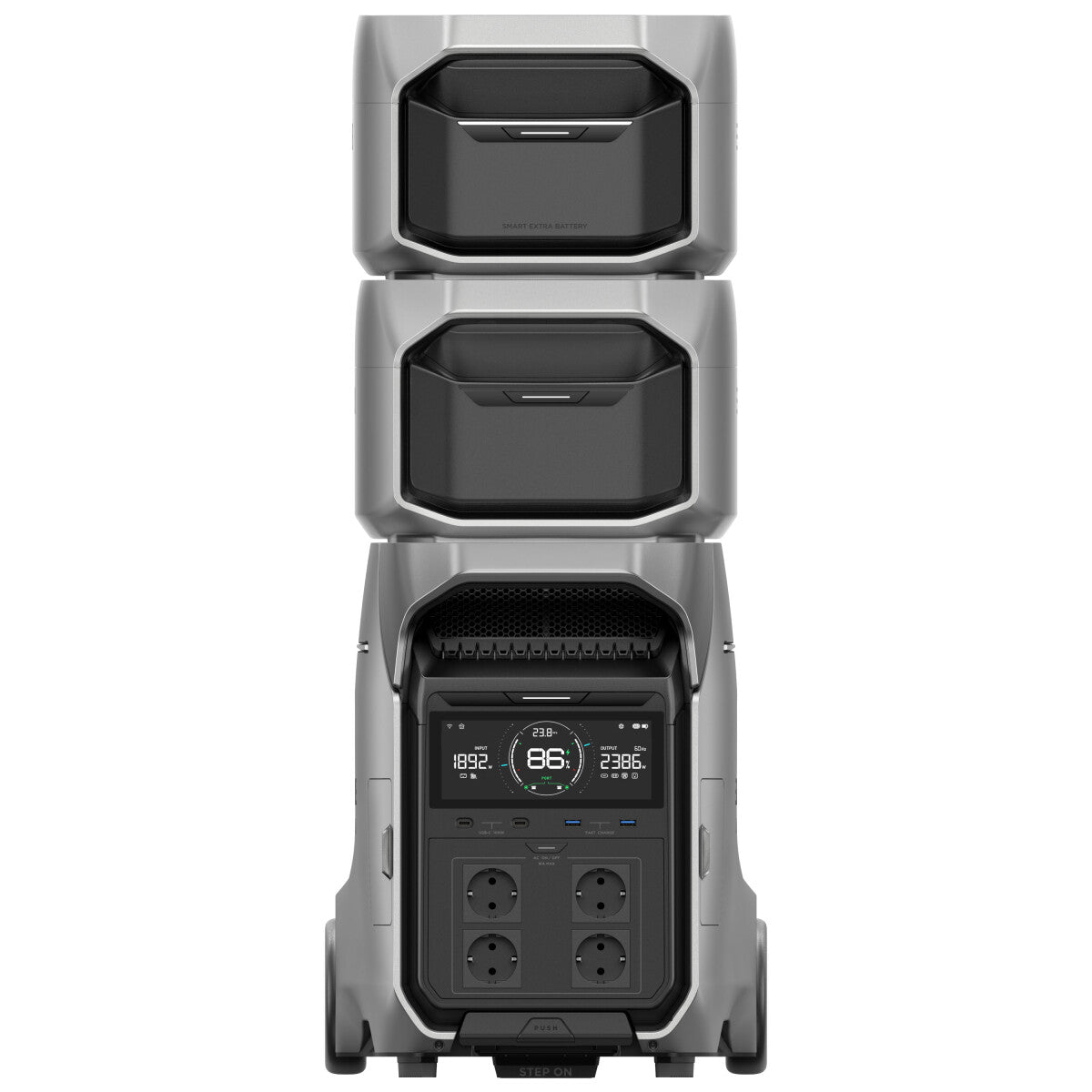 EcoFlow DELTA PRO 3 power station with DELTA PRO 3 extra battery 2x - 305-23605-02