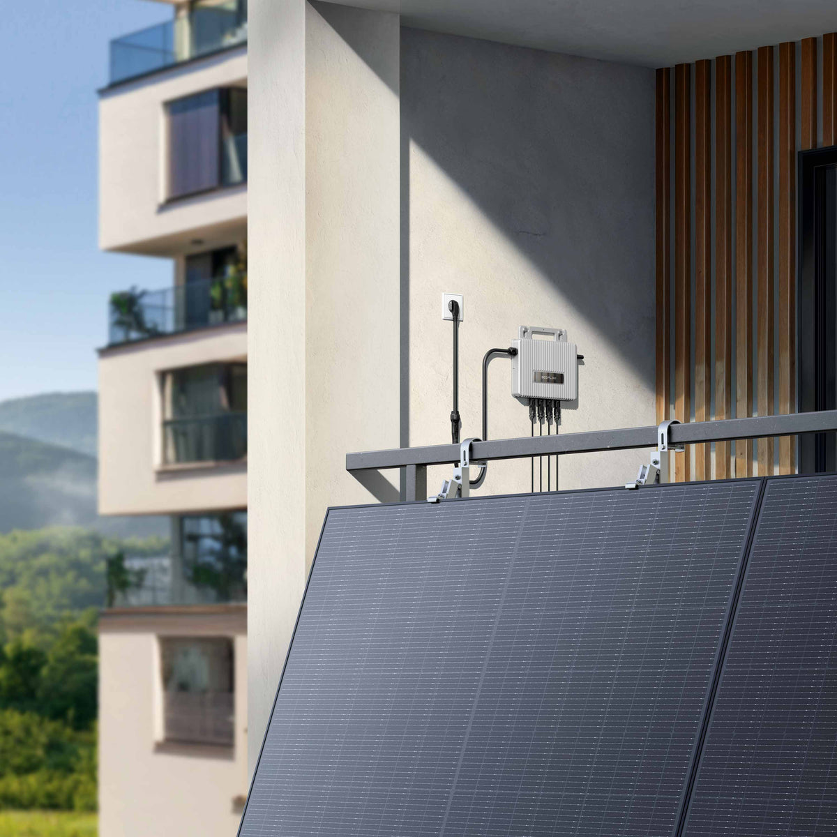EcoFlow STREAM microinverter 800W with PV and AC cable