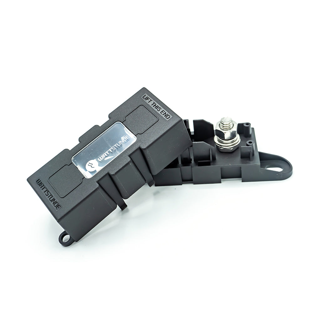 WATTSTUNDE® fuse holder black for ANM high-load fuses