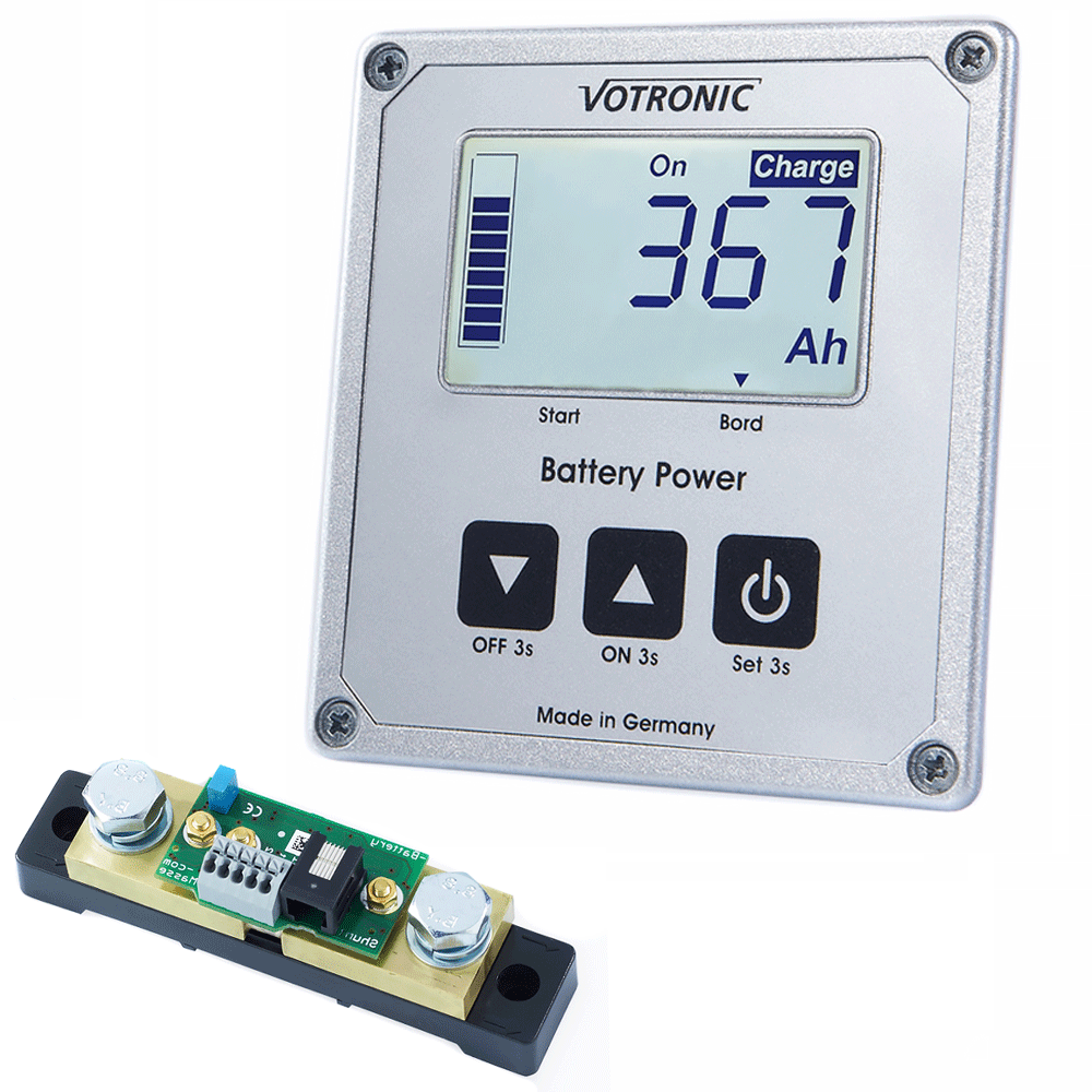 Votronic ボトロニック Battery Computer 400S Votronic LCD-Batterie-Computer 400 S / 400S S400 mit Smart Shunt