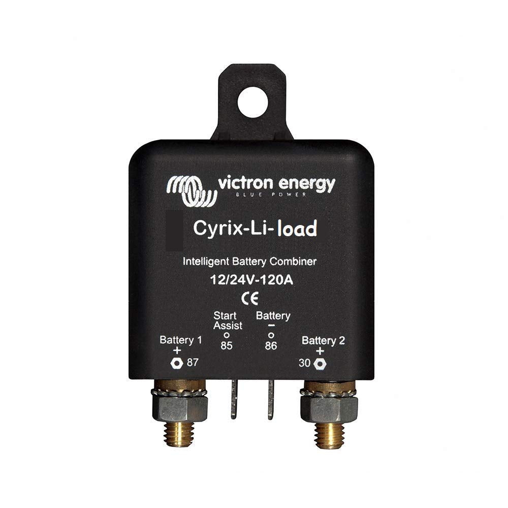 Victron Cyrix Li-load 12/24V 120A battery coupler isolating relay battery protection